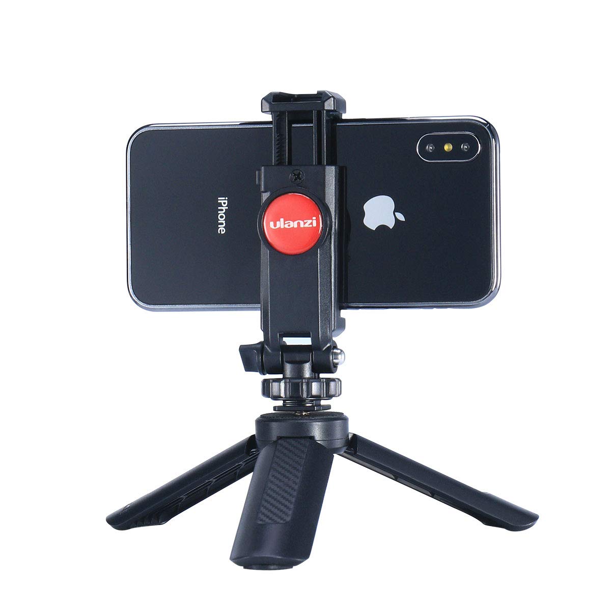 Ulanzi Select St-06 Camera Hot Shoe Phone Tripod Mount Adapter 360 Rotation Phone Holder With Cold Shoe For Mic Light Stand Compatible With Canon Nikon Sony Dslr For Dji Ronin Sc Gimbal Stabilizer