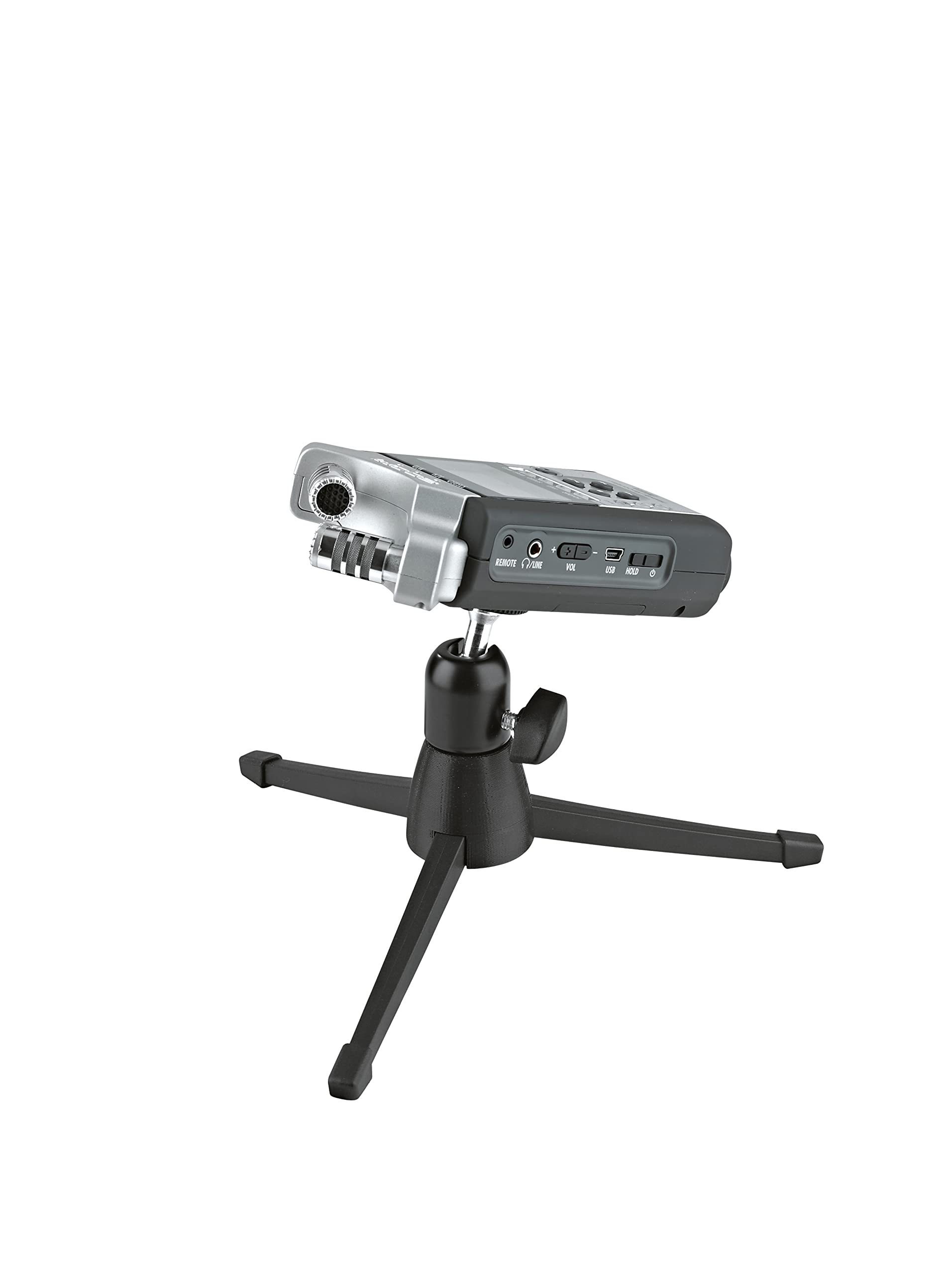 K&M König & Meyer 19783.100.55 Desktop Camera Stand Stable And Foldable Camera Tripod And Webcam Stand To Mount Equipment Up To 2.204 Lbs 1/4” Connection Thread And Adjustable Tilt-Angle Black