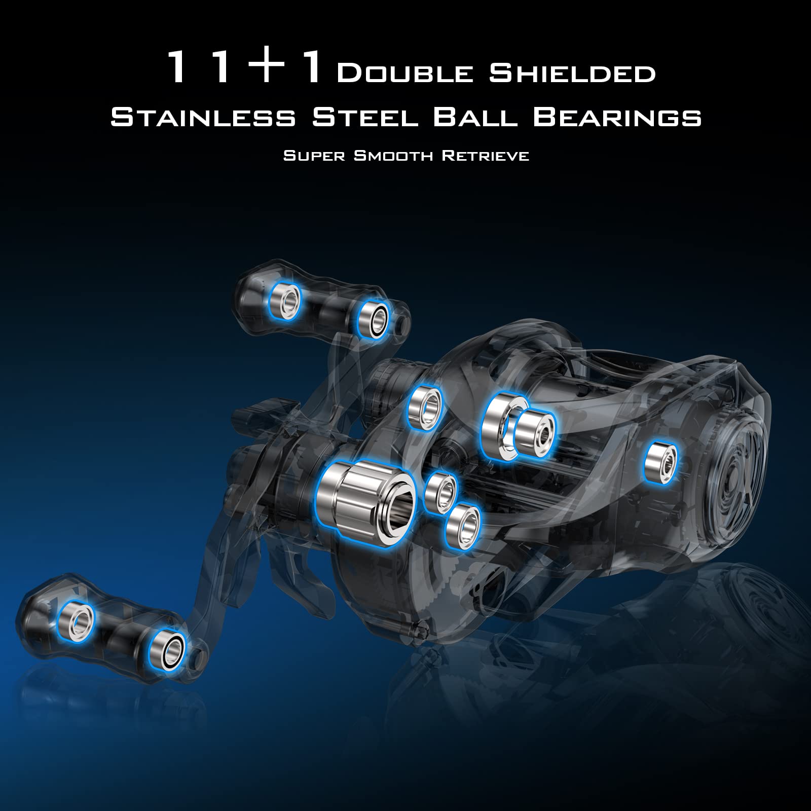 Kastking Kestrel Elite Baitcasting Reel, Magnesium Frame Bfs Finesse Fishing Reel, Lightest On Market At Only 4.4 Ounces, Easily Cast Lures Down To 1/16 Oz, 11+1 Double Shielded Bb, 8.4:1 Gear Ratio