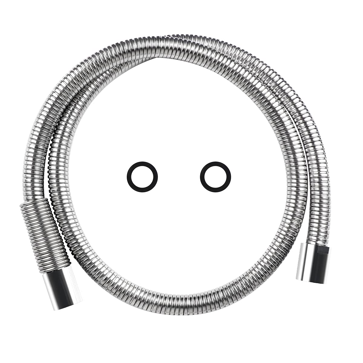 Xiube Commercial Pre Rinse Sprayer Hose Replacement Kit For Kitchen Dish Sink Faucet, 60 Inch Flexible Stainless Commercial Pre Rinse Kitchen Faucet Hose Parts