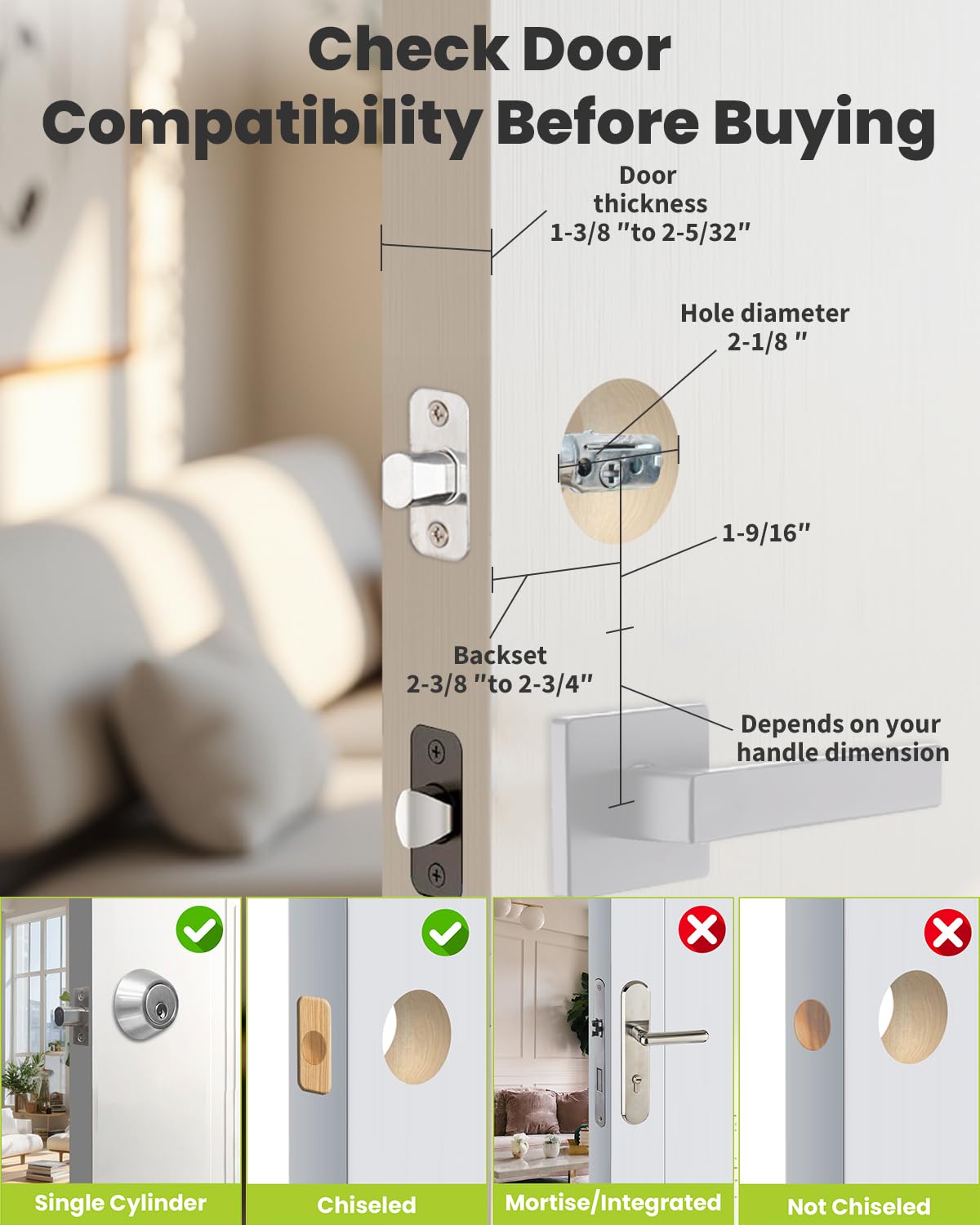 Mendock Keyless-Entry Deadbolt Smart Lock: Uf01 Greenshield Digital Exterior Locks For Front Door, Touch-Control Keyless Door Lock With Keypad Smartphone Control, Waterproof Ip54 (Venetian Bronze)