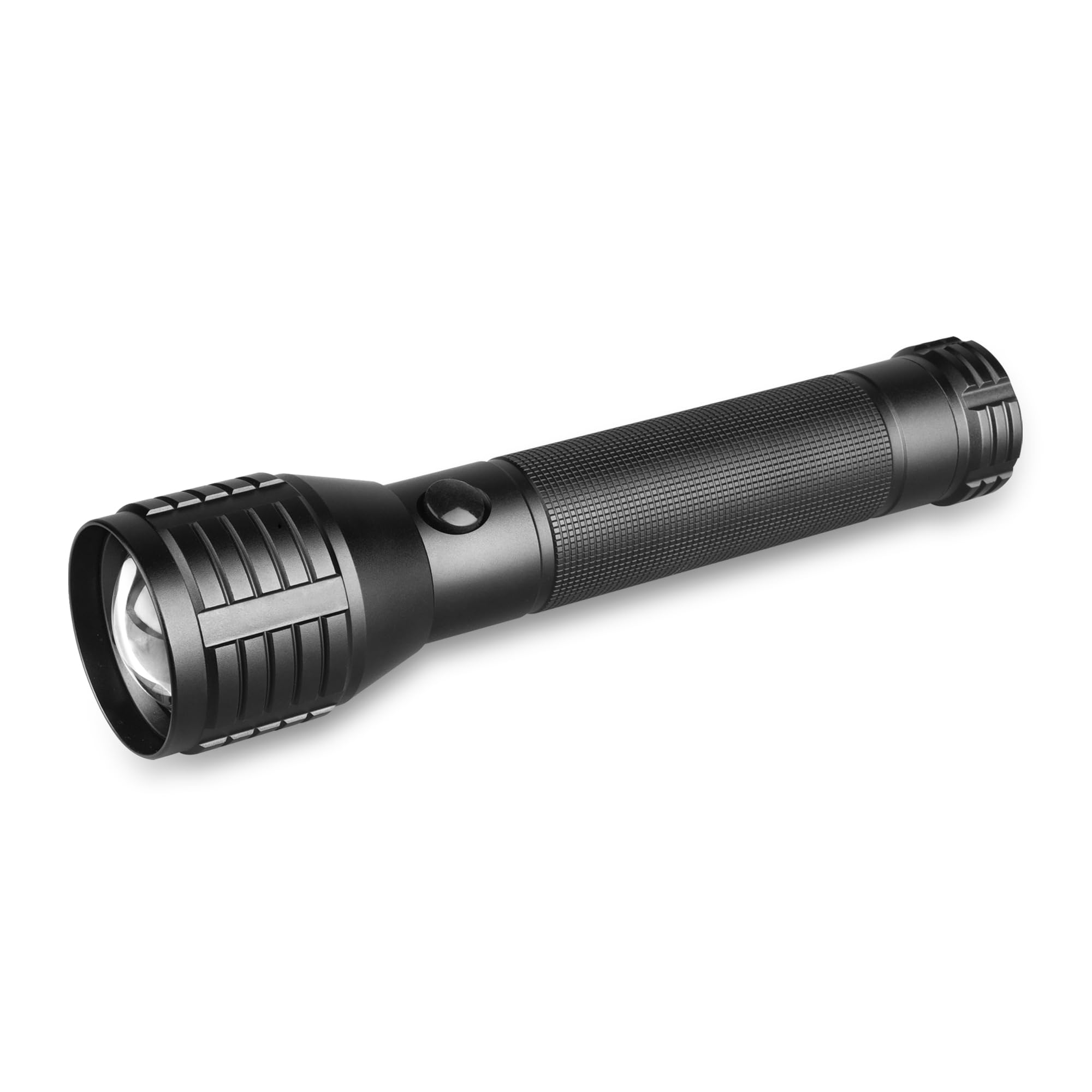Denarp Heavy-Duty Led 2-Cell D Battery Flashlight, 3 Modes & Zoomable, High Lumens Powerful Flashlights For Hunting, Boating, Power Outages