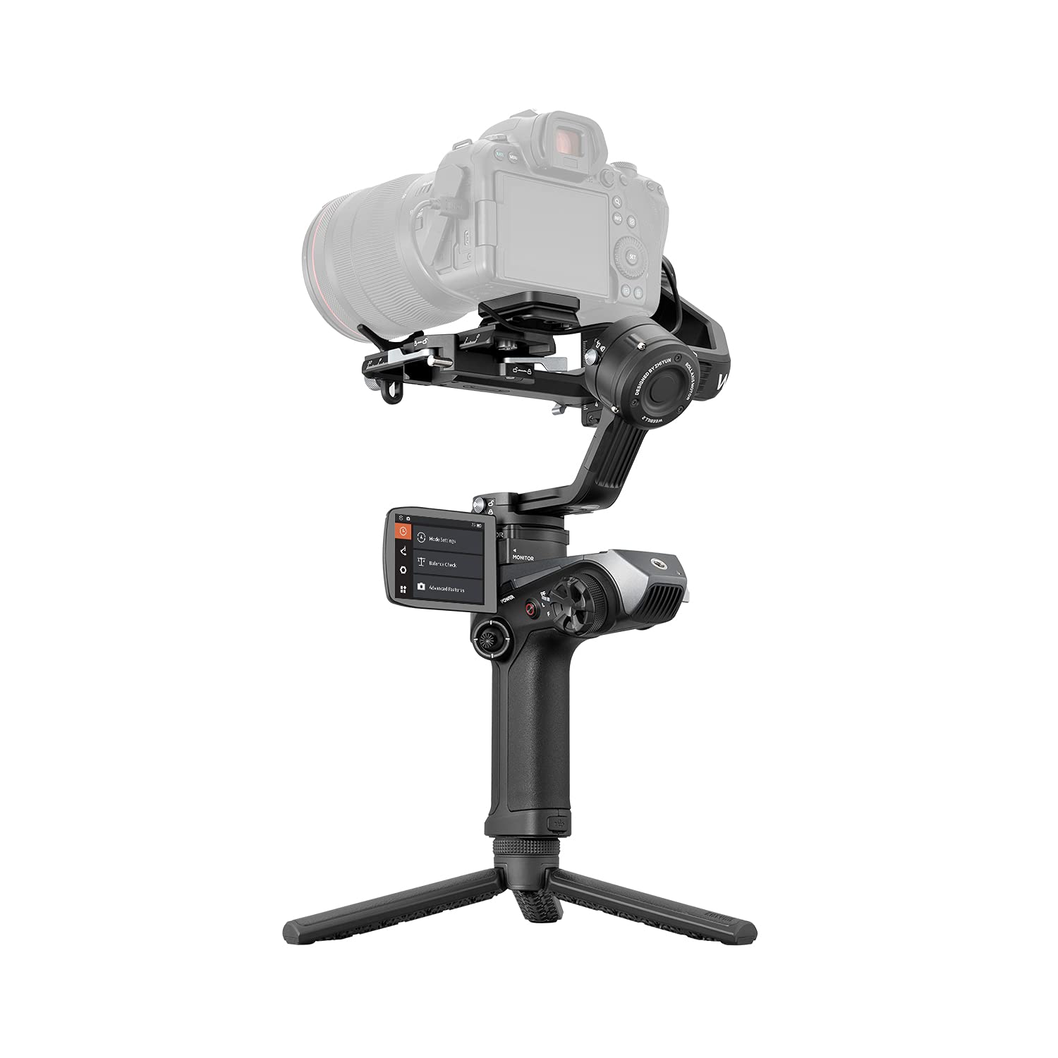 Zhiyun Weebill 2 Pro, 3-Axis Gimbal Stabilizer For Dslr And Mirrorless Camera For Nikon Sony Panasonic Canon Fuji Blackmagic 6K 4K, 2.88” Full-Color Touchscreen, Vertical Shooting, Black