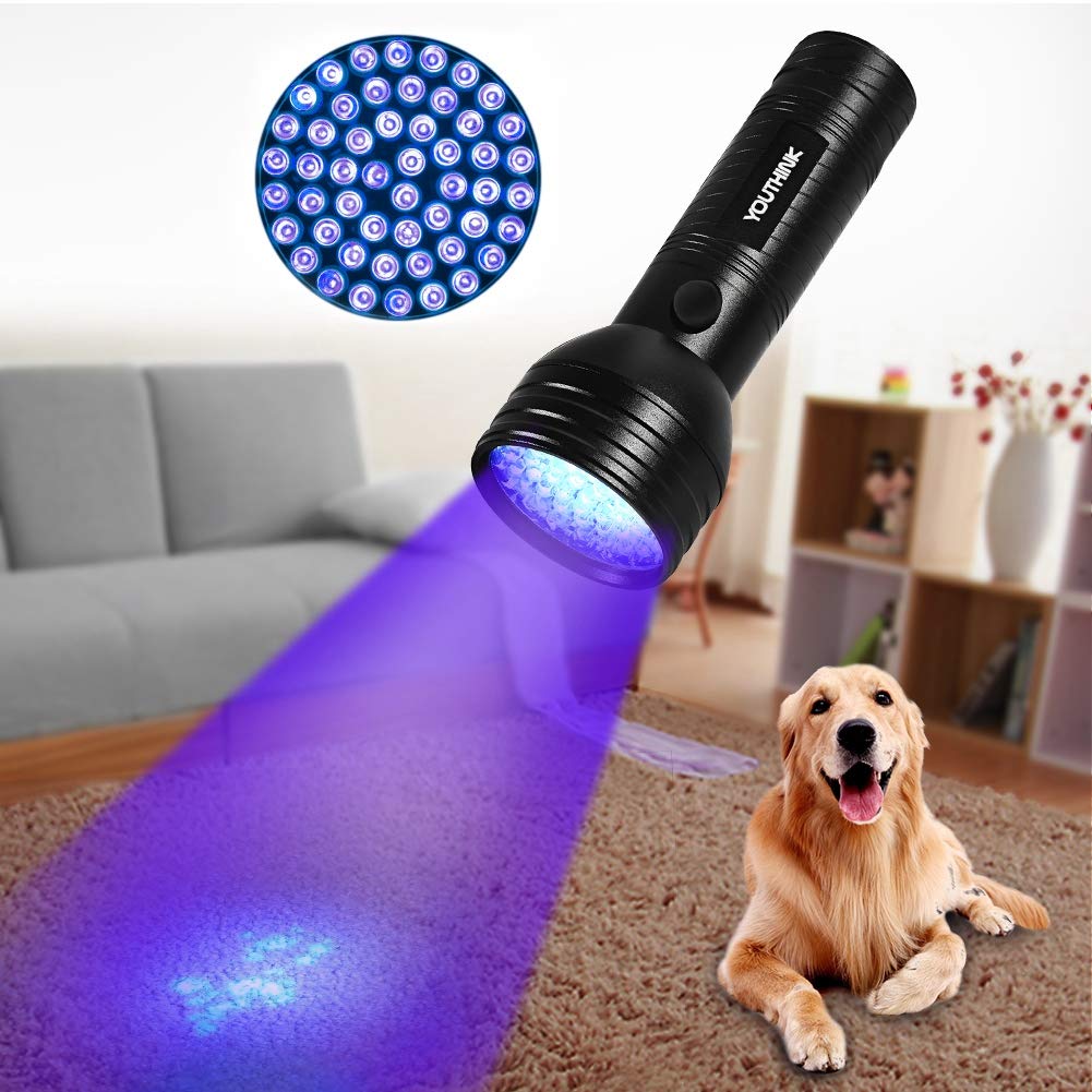 Headerbs Flashlights, 51 Led Torch Scorpion Detector Hunter Ultra Violet Blacklight Flashlight