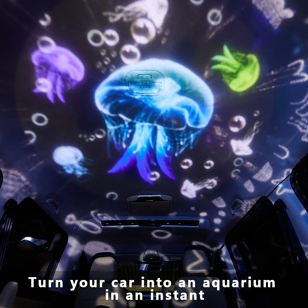 Kelahouse Ocean Star Sky Night Light Projector For Kid, Constellation Galaxy Projector, 360 Degree Rotating Nebula Starry Projection Lamp