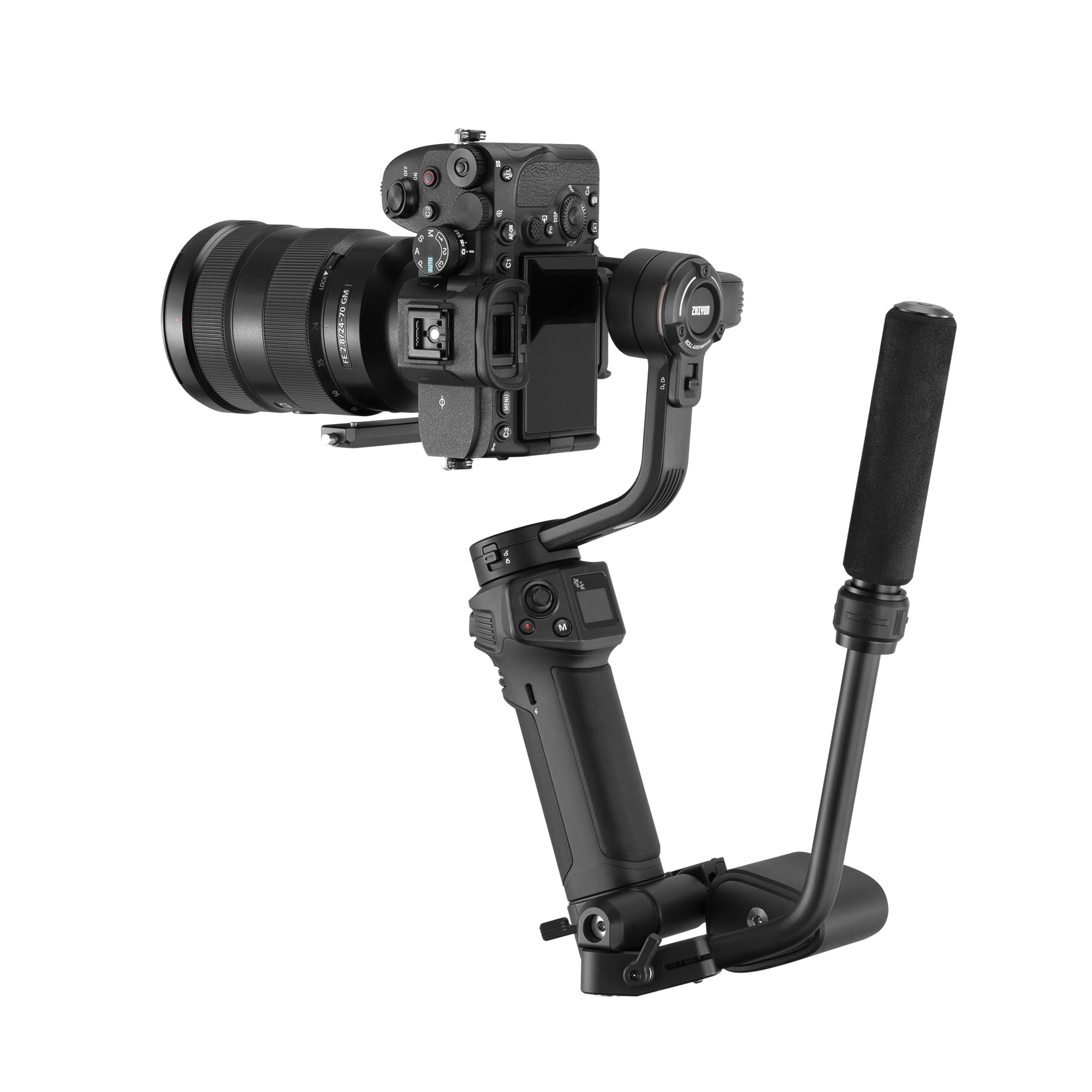 Zhiyun Weebill 3S Gimbal Stabilizer With Wrist Rest Sling Grip For Dslr And Mirrorless Camera Canon/Nikon/Sony/Panasonic/Fujifilm,Fill Light,Native Vertical Shooting