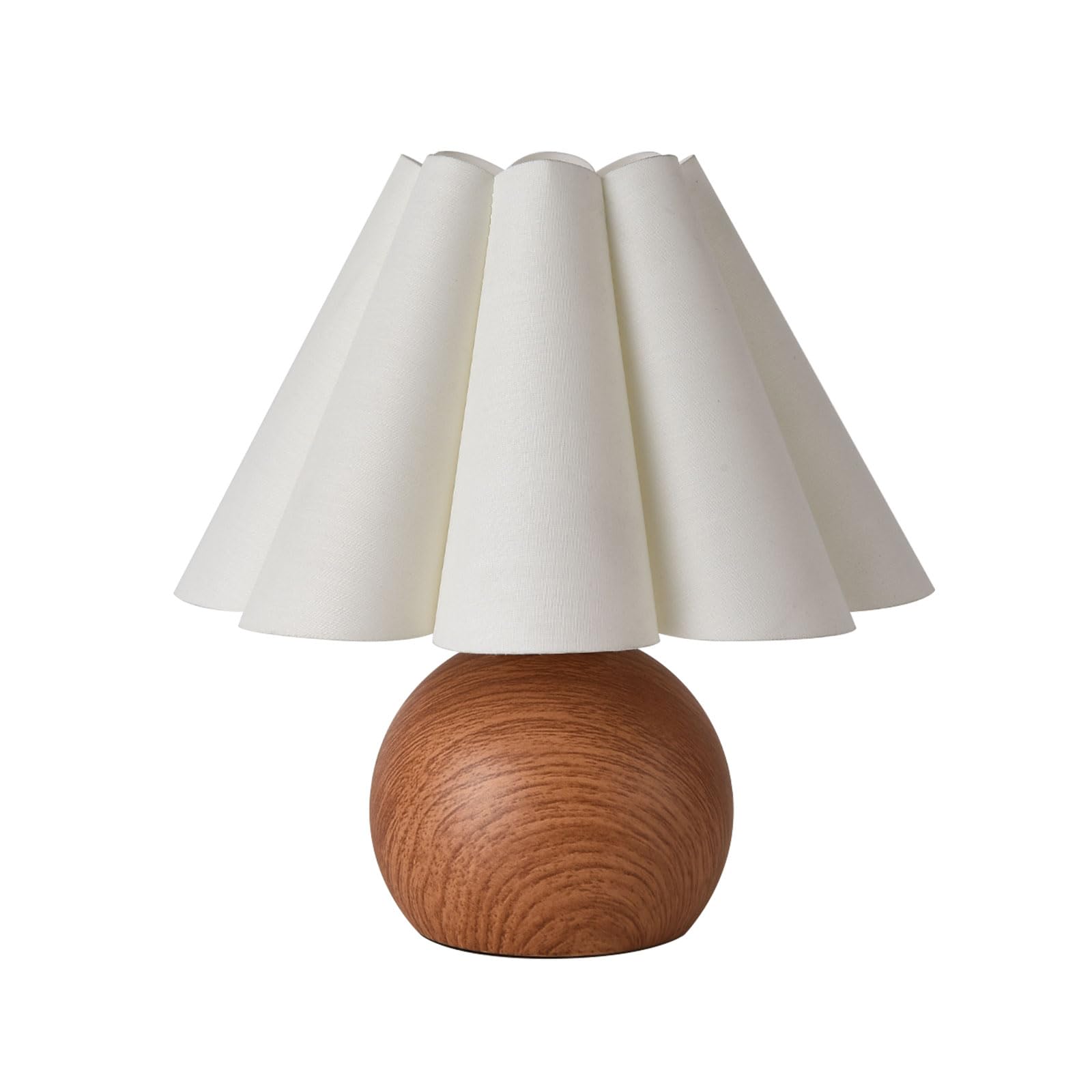Kunjoulam Cute Small Table Lamp, Modern Bedside Nightstand Lamp With Beige Lampshade, Metal Base For Bedroom Home Office Decor (Without Buld)