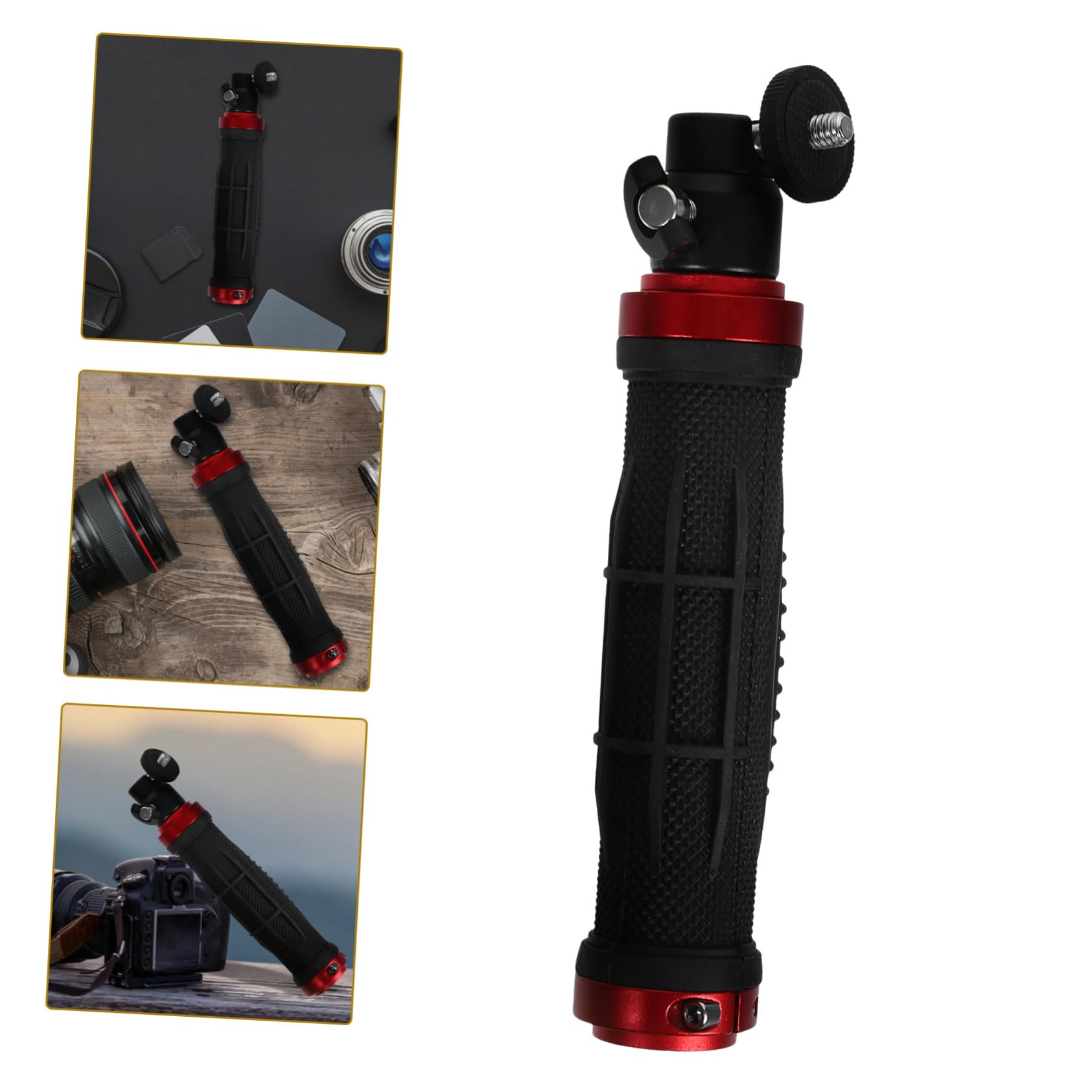 Osolady 4Pcs Universal Camera Handle Grip Stabilizer Mount For Camcorder Phone (Aluminum Non-Slip)
