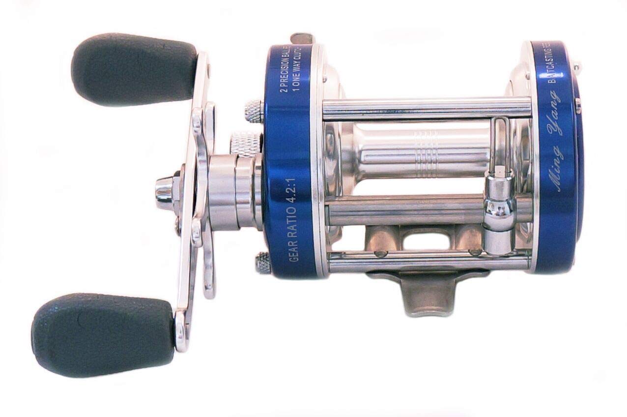 Mingyang Blue Cl60 Baitcasting Fishing Reels Fishing Tackle 2+1 Bb Right Handed Gear Ratio 4.2:1