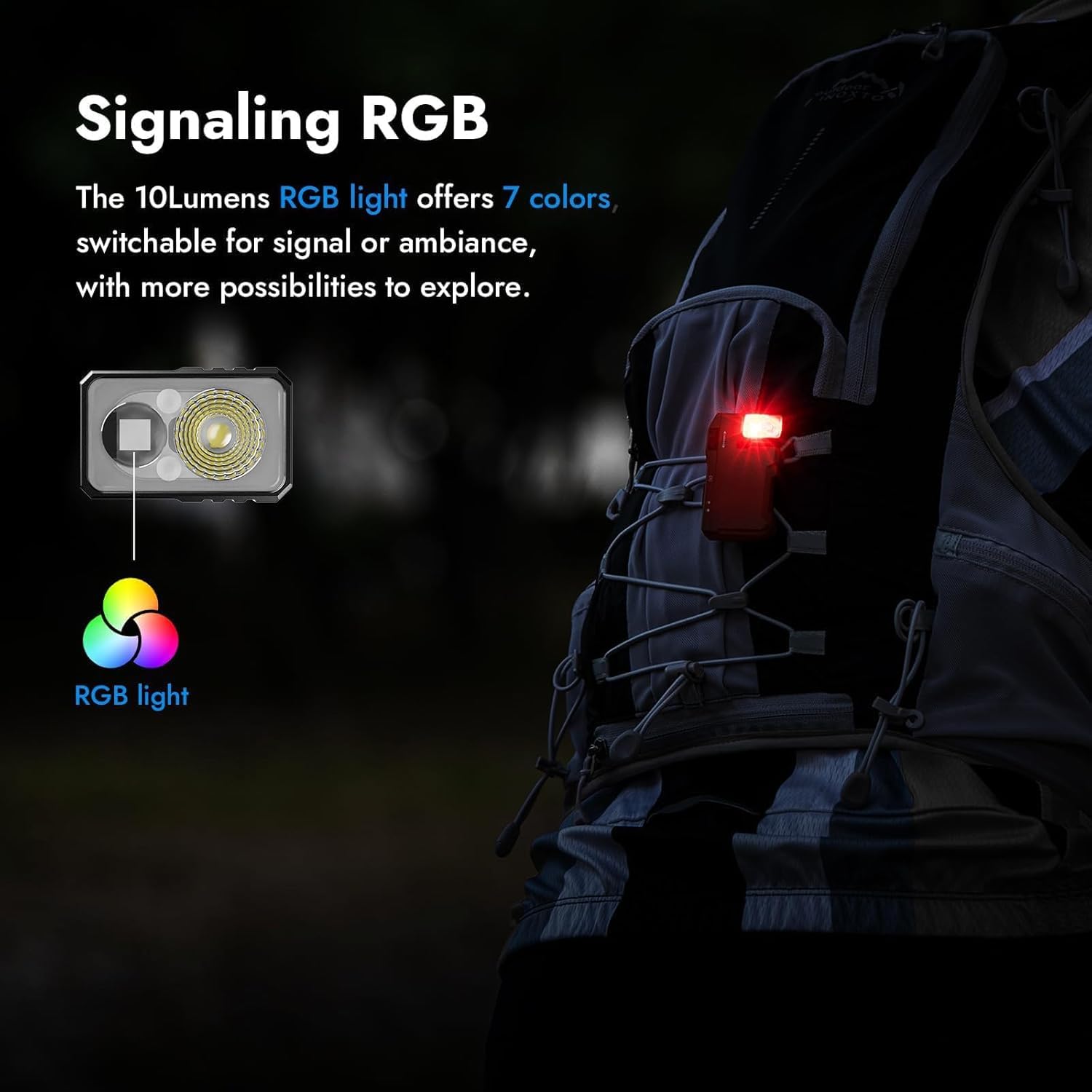 Fialame G5 Edc Flashlight Rechargeable,3 Modes 400 Lumens Edc Flashlight With Rgb,180°Rotation,Dual Light,Ip68 Waterproof,Protable Metal Magnetic Mini Keychain Flashlight For Outdoor Emergency (2Pcs(Mix))