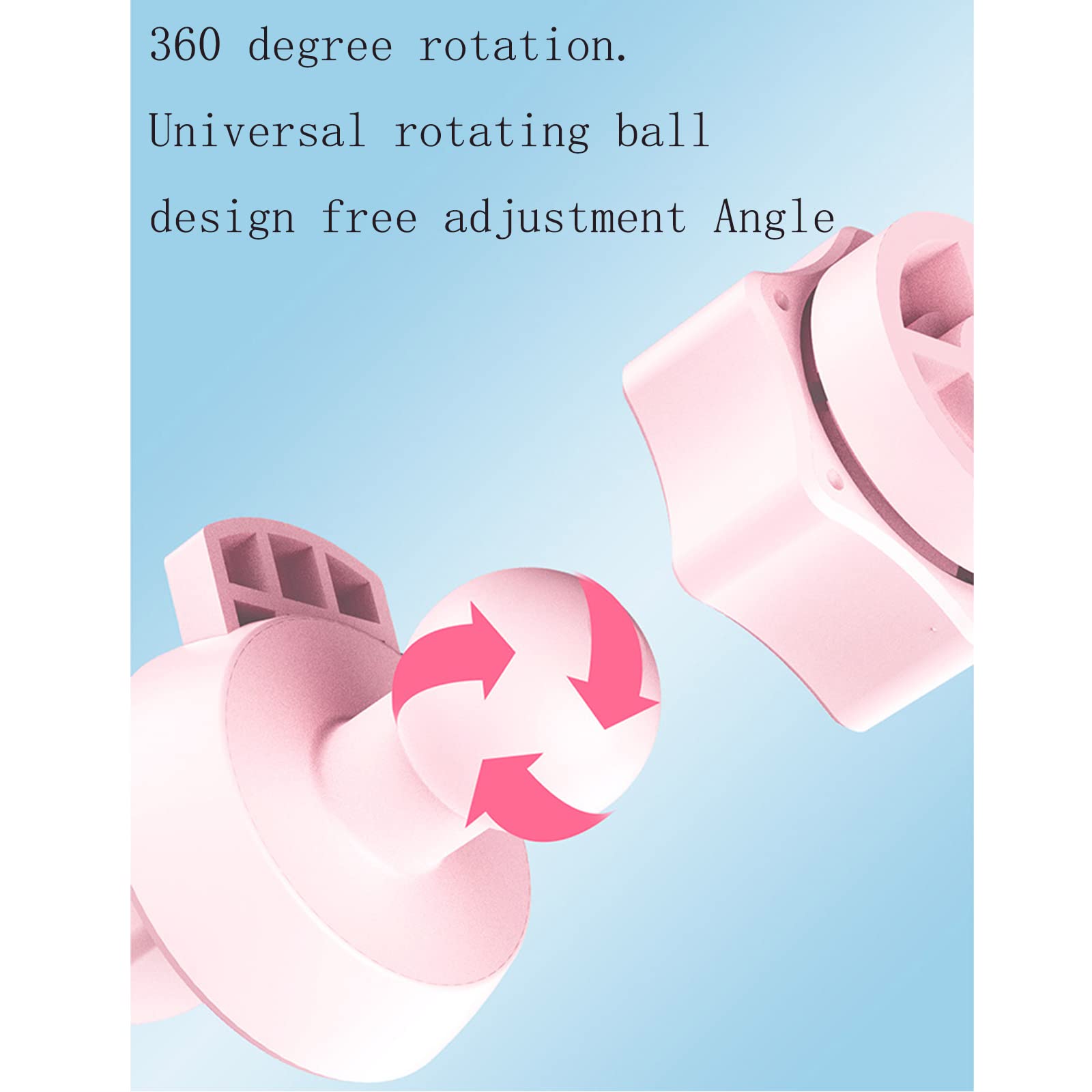 Enaiwn Cute Anime Phone Mount For Car,Pink Cat Air Vent Clip Car Phone Holder Mount Fit For All Cell Phone, Pretty Car Accessories For Women And Girls (Pink)