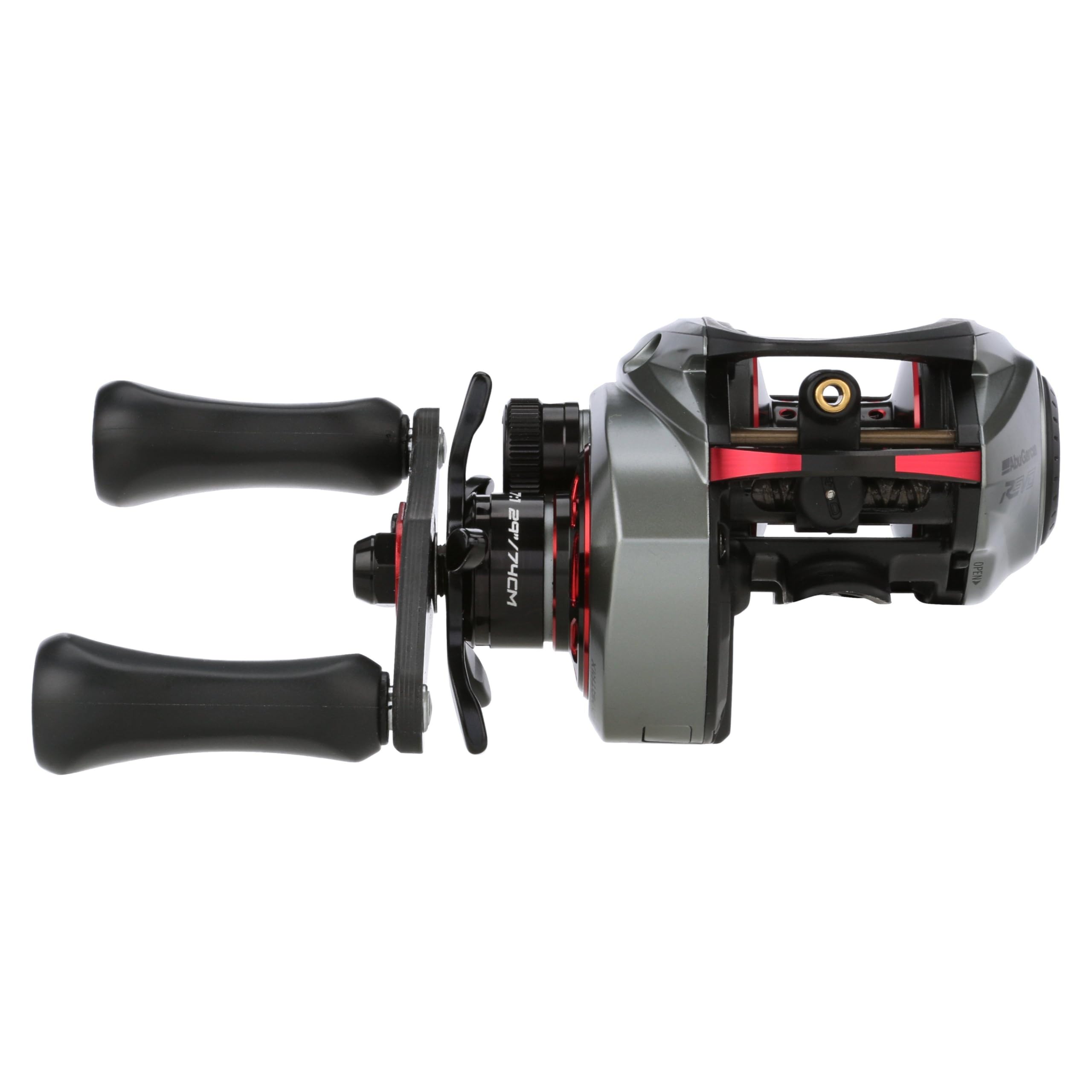 Abu Garcia Revo Premier Low Profile Reel, Reliable Freshwater Fishing Reel, Compact A-Symmetric Body With Gullwing Sideplate Design, Durable X2-Craftic Alloy Frame, Max Drag Of 20Lb  9.0Kg