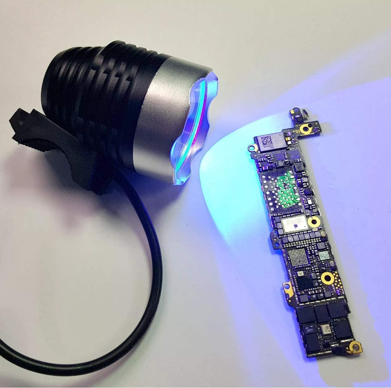 Usmile 5V 3W Usb Powered 395Nm Uv Flashlight Torch Ultra Violet Led For Uv Glue Curing, Pet Urine Stain Detector, Resin Cure 3D Print Cellphone Repair Tool