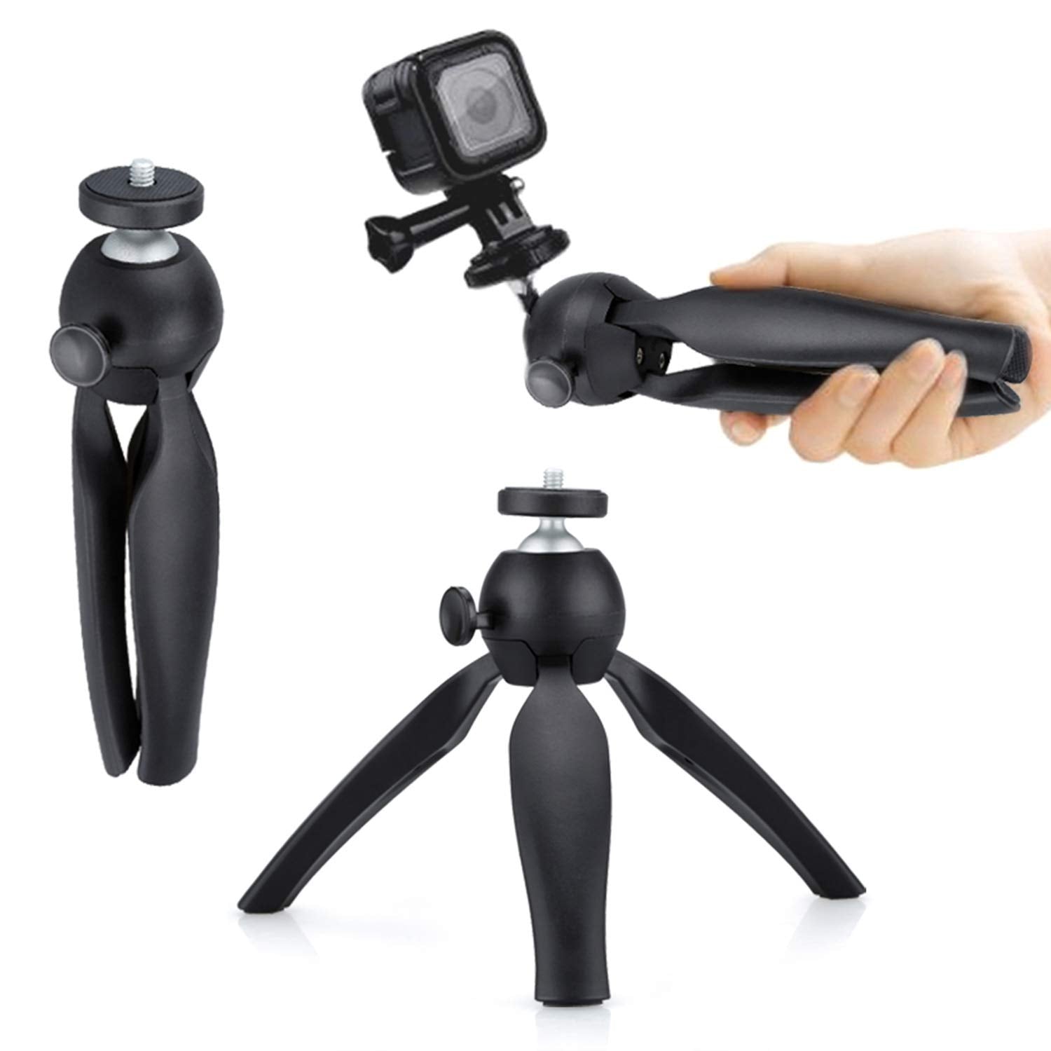 Acetaken 3-In-1 Zoom Recorder Tripod,Clamp Mount Stand Accessory Kit For Zoom Recorder H6 H5 H4N H2N H1N,Tascam Recorder Dr-40 Dr-05 Dr-22Wl Dr-44Wl Dr-100Mkiii - Acetaken