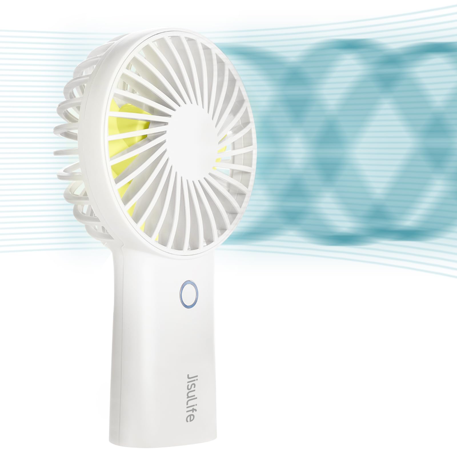 Jisulife Handheld Fan With 30 Hours Of Cooling, 6000Mah Battery, Usb Rechargeable Portable Fan - Koospark