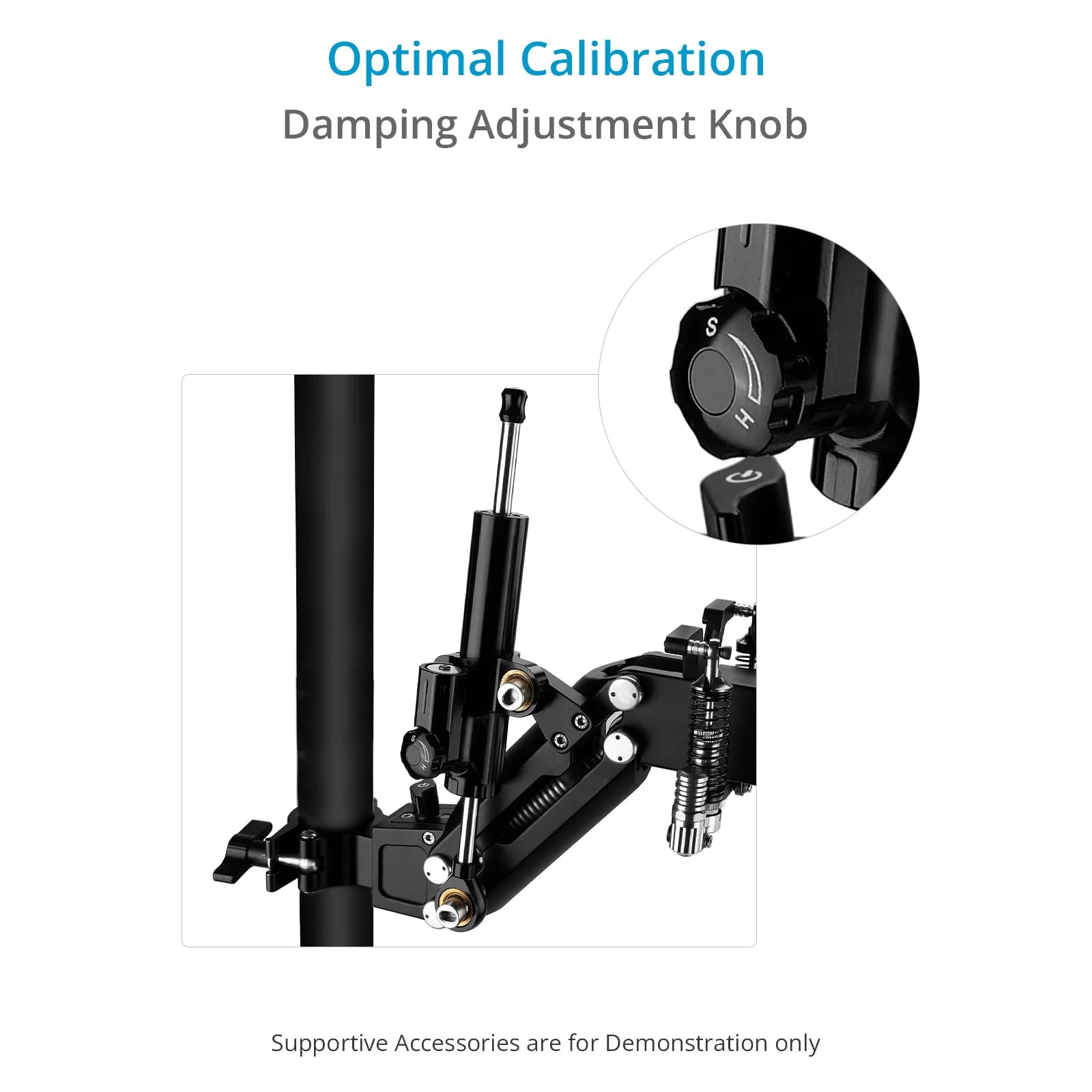 Proaim Air-Wave V5 Camera Vibration Isolator Arm For Small Camera Gimbal Setup. Payload Up To 3Kg/6.6Lb To 7Kg/15.4Lb (Vi-Arwv-5)