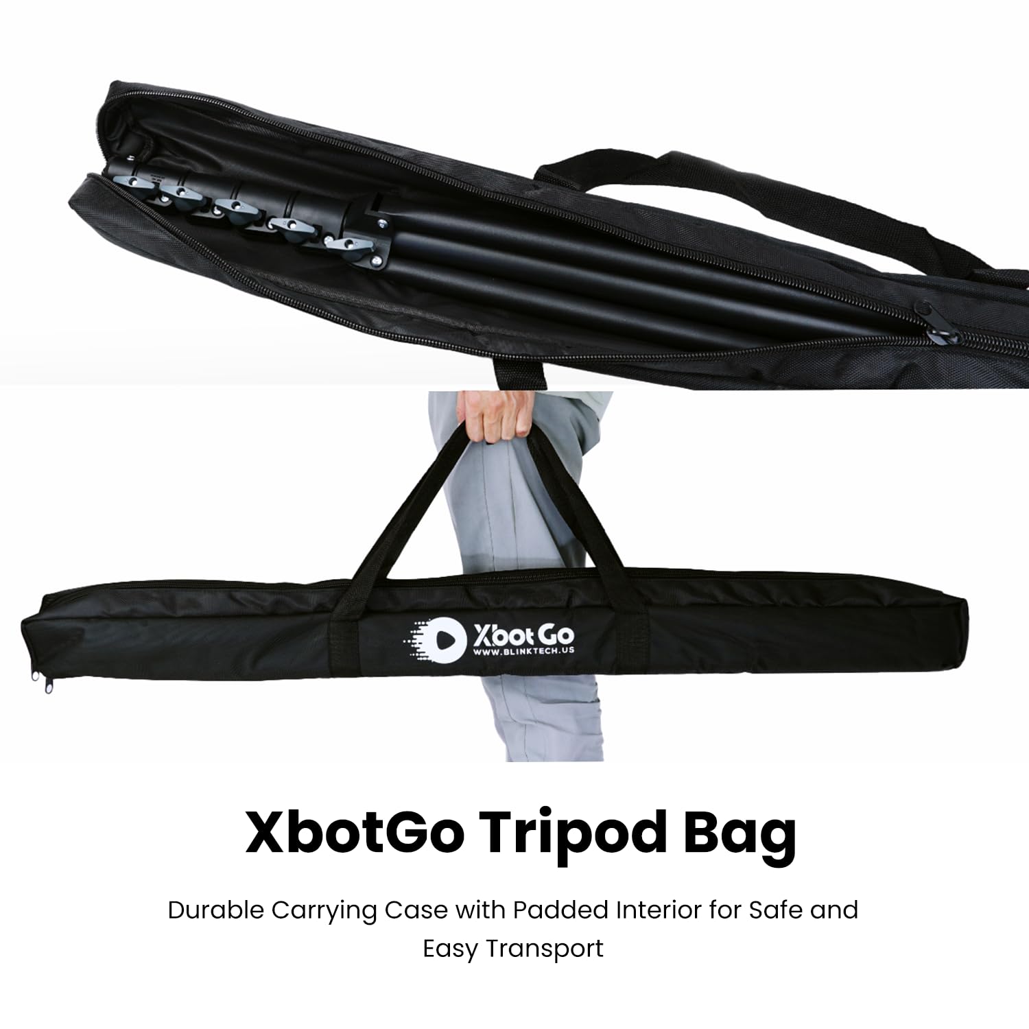 Xbotgo Update T4 Tripod For Soccer/Basketball Games Recording: Up To 13 Feet, Extra Quick-Release Mount, Storage Bag, Non-Slip Feet, Wind Resistant, 1/4” Screw Compatible With Most Dslr Cameras