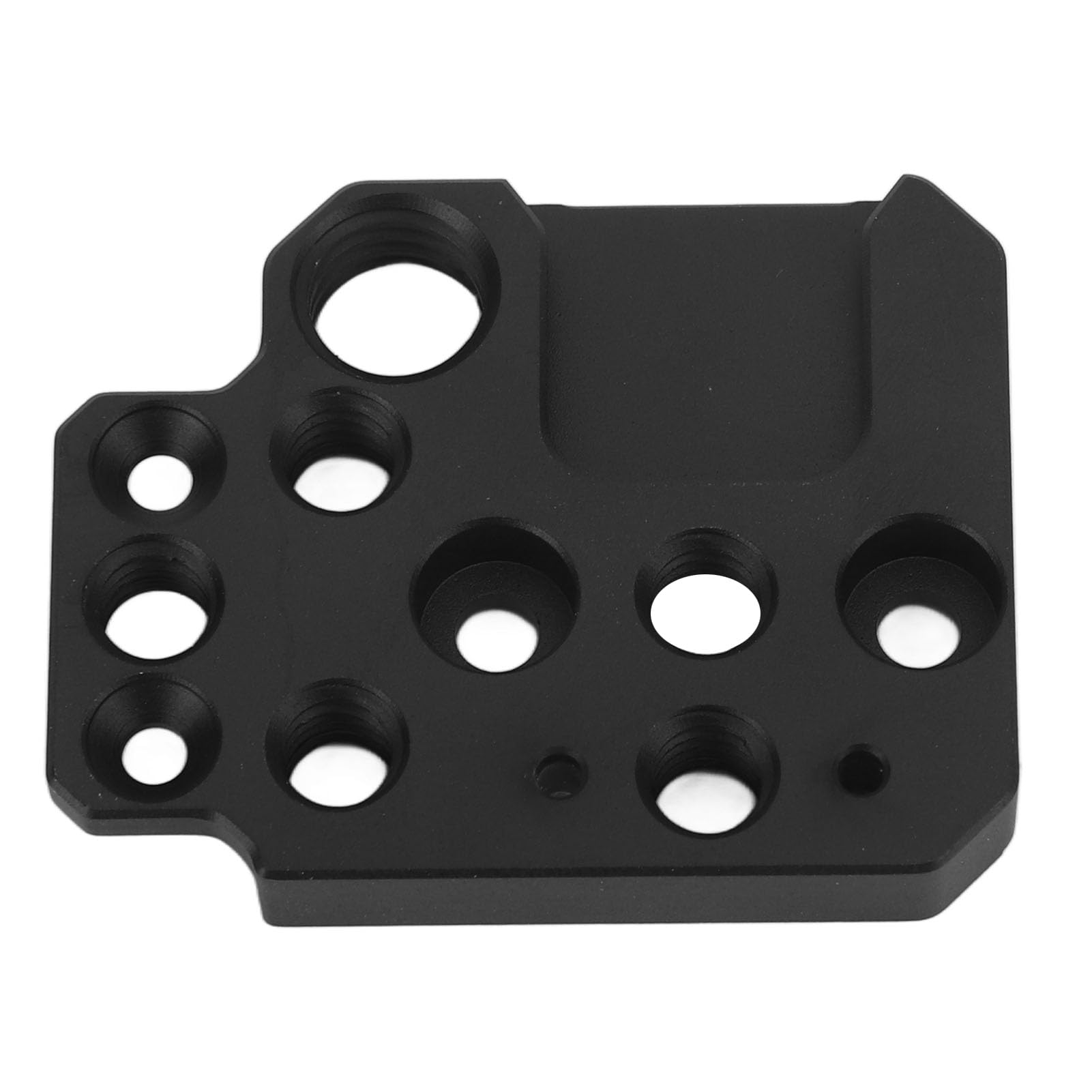 Dpofirs Quick Release Plate, Aluminum Alloy Camera Stabilizer, Expansion Mounting Base With 1/4 3/8 Inch Holes Cold Shoe Interface,Quick Release Plate For Ronin S Sc Rs2 Rs3