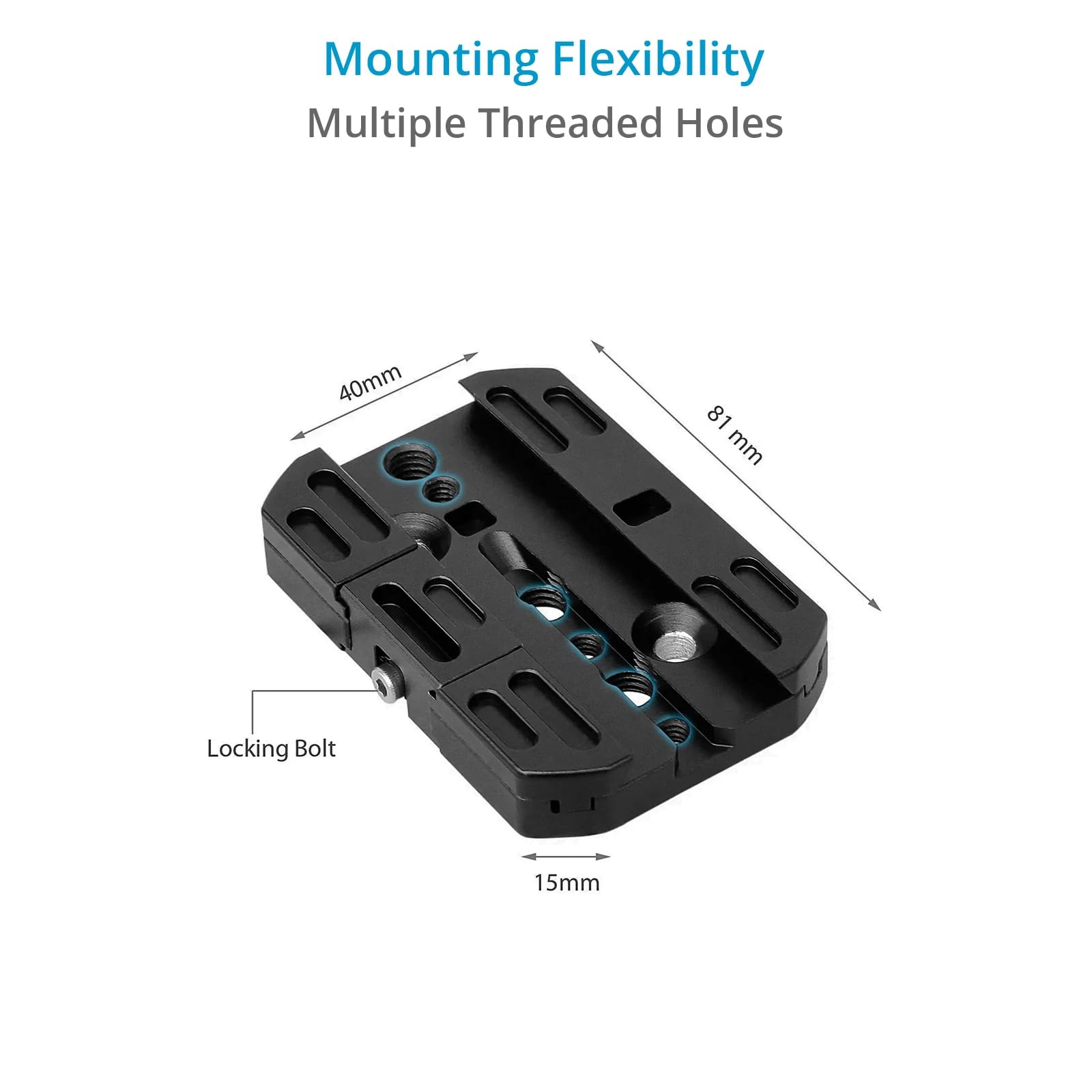Proaim High-Grade Mitchell Mount For M/Mx  Includes Collar And Castle Nut  Aluminium Quick Release Plate With Wide Range Of Mounting And Quick Swapping Option (Rn-188-00)