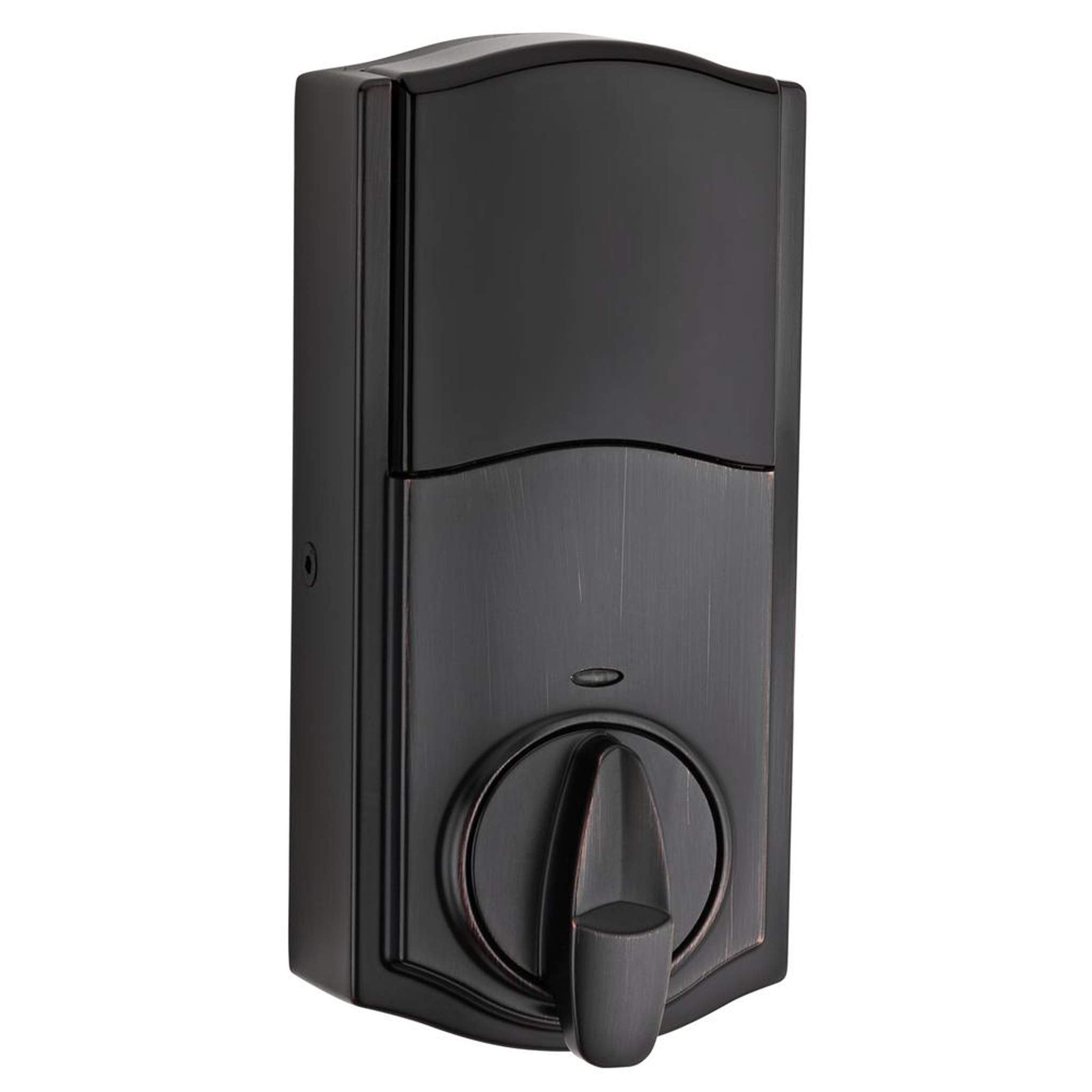 Kwikset 99160-021 Smartcode 916 Traditional Smart Lock Touchscreen Electronic Deadbolt Front Door Lock With Smartkey Security And Z-Wave Plus In Venetian Bronze