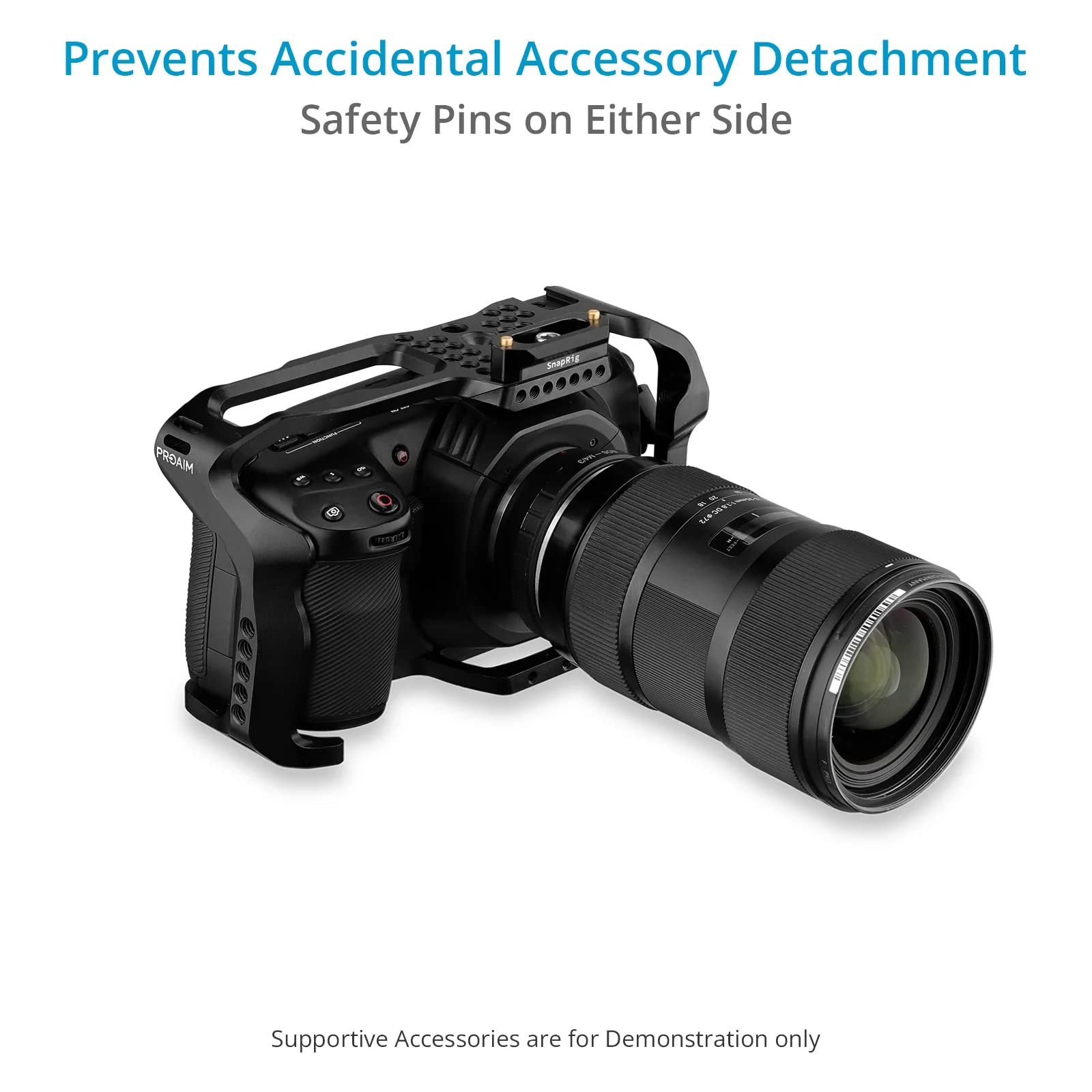 Proaim Snaprig 70Mm Mini Rail (Quick Release) With Safety Catch For Camera Cage & Rigs (Ca264)