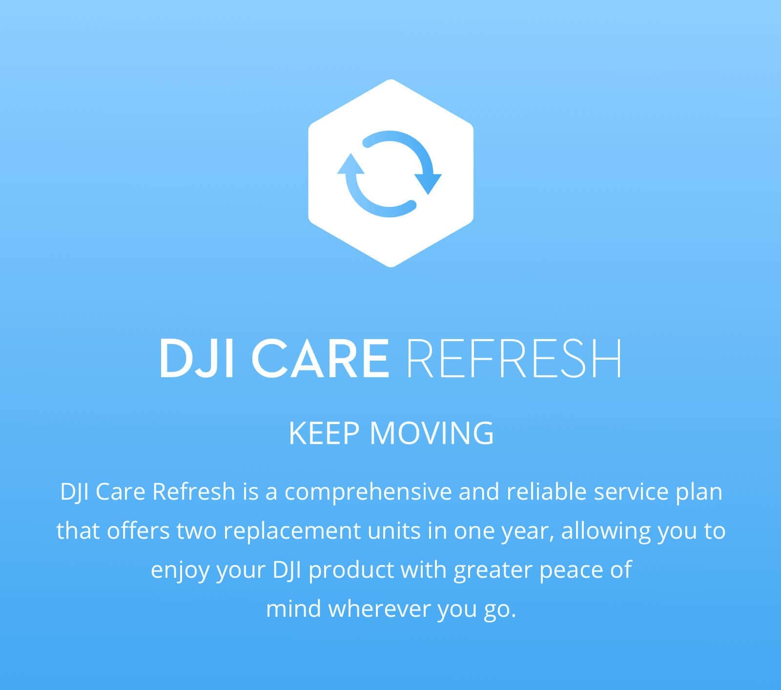 Dji Ronin S - Care Refresh, Vip Service Plan For Ronin S, Up To Two Replacement Within 12 Months, Fast Support, Crash And Water Damage Coverage, Accessory For Ronin S, Activated Within 30 Days
