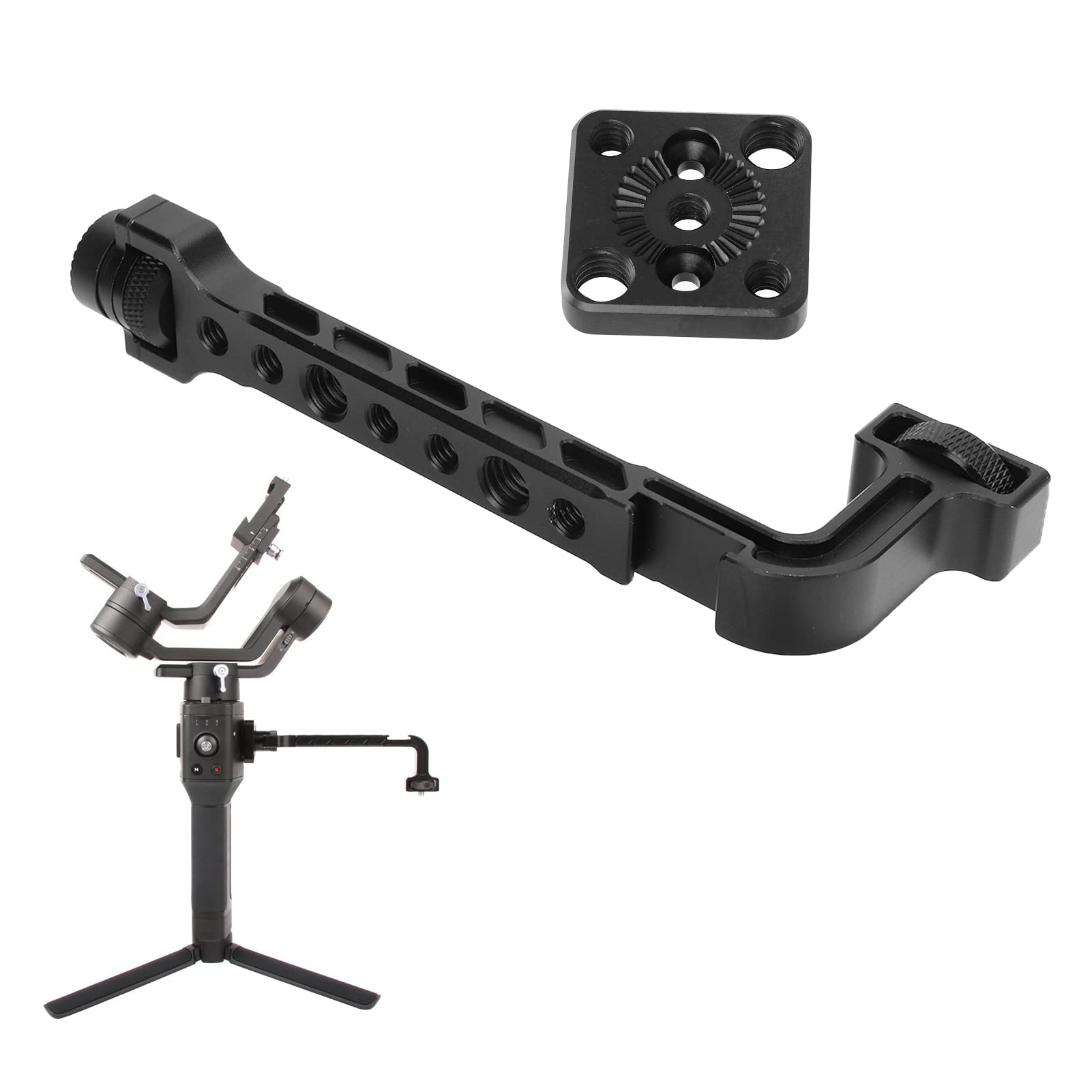 Denash Monitor Mount Extension, Cnc Cutting Stabilizer, Handle Mount, Easy Installation On The