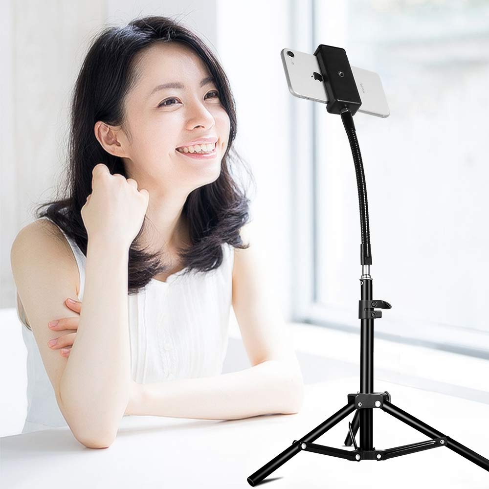 Pixel 20Inch Phone Tripod For Iphone Cell Phone Stand Video Recording, Vlogging/Streaming/Photography Smartphone Tripod Stand Sturdy And Lightweight Stand