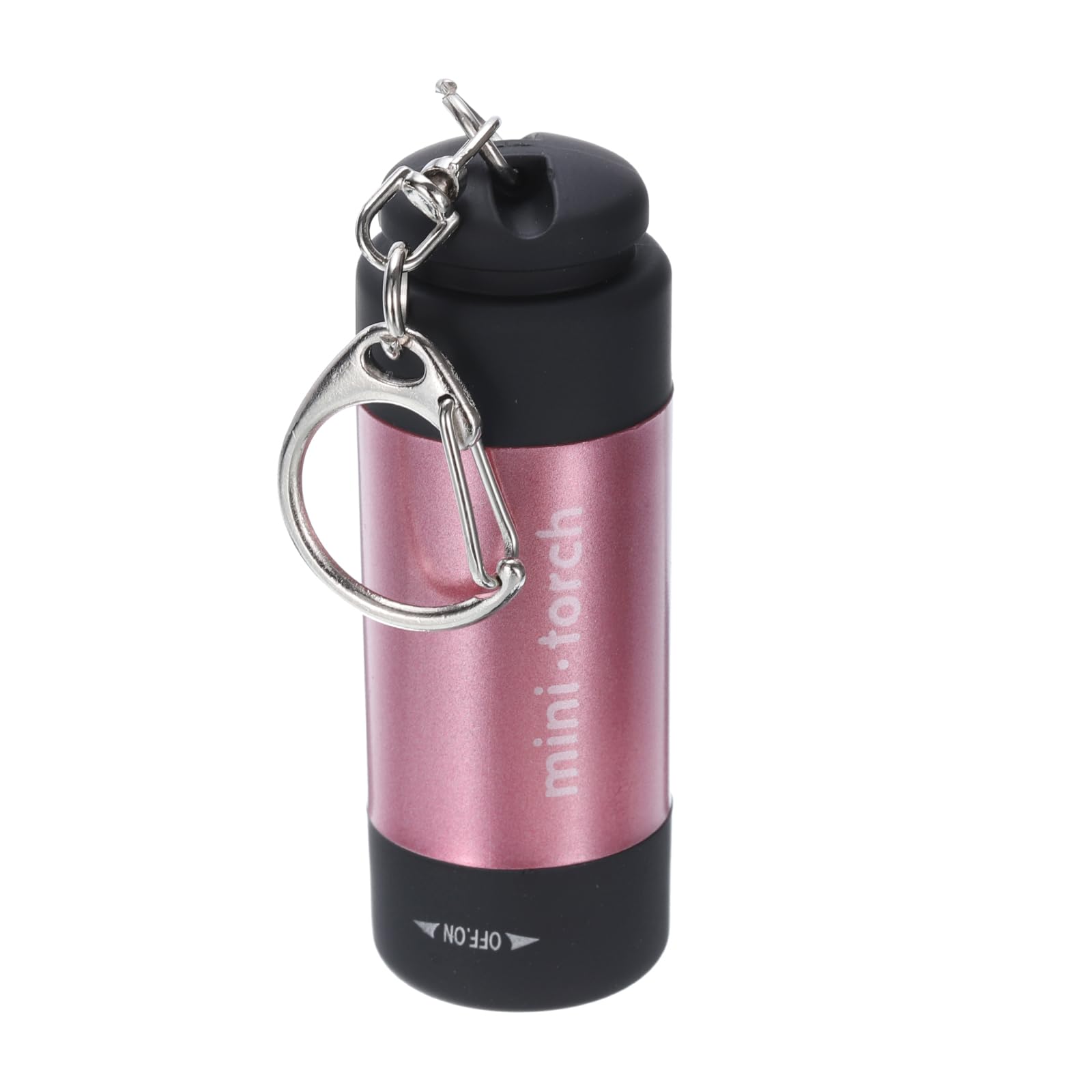 Patikil 2.56Inch Mini Keychain Flashlight, Pocket Led Flashlight Portable Torch Usb Rechargeable For Outdoor Camping Party, Pink