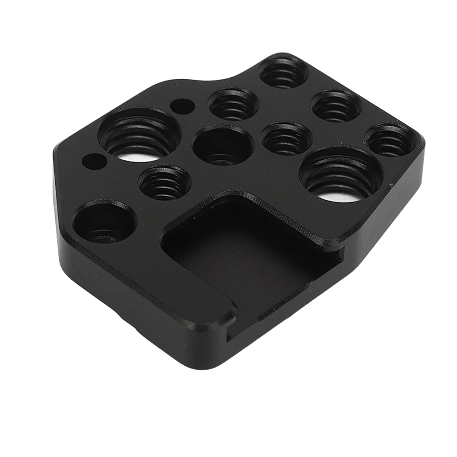 Naroote Quick Release Plate, With 1/4 Inch Hole 3/8 Inch Hole Cold Shoe Aluminum Alloy Portable Quick Release Plate For Dji Ronin S Sc Rs2 Rs3 Rsc2 Stabilizer