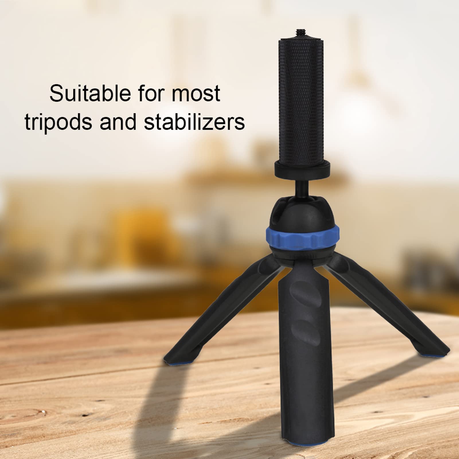 Denash Tripod Extension Rod,Adjustable Telescopic Pole Monopod Accessory,Camera Tripod Mount Extender For Desk Tripod Stabilizer