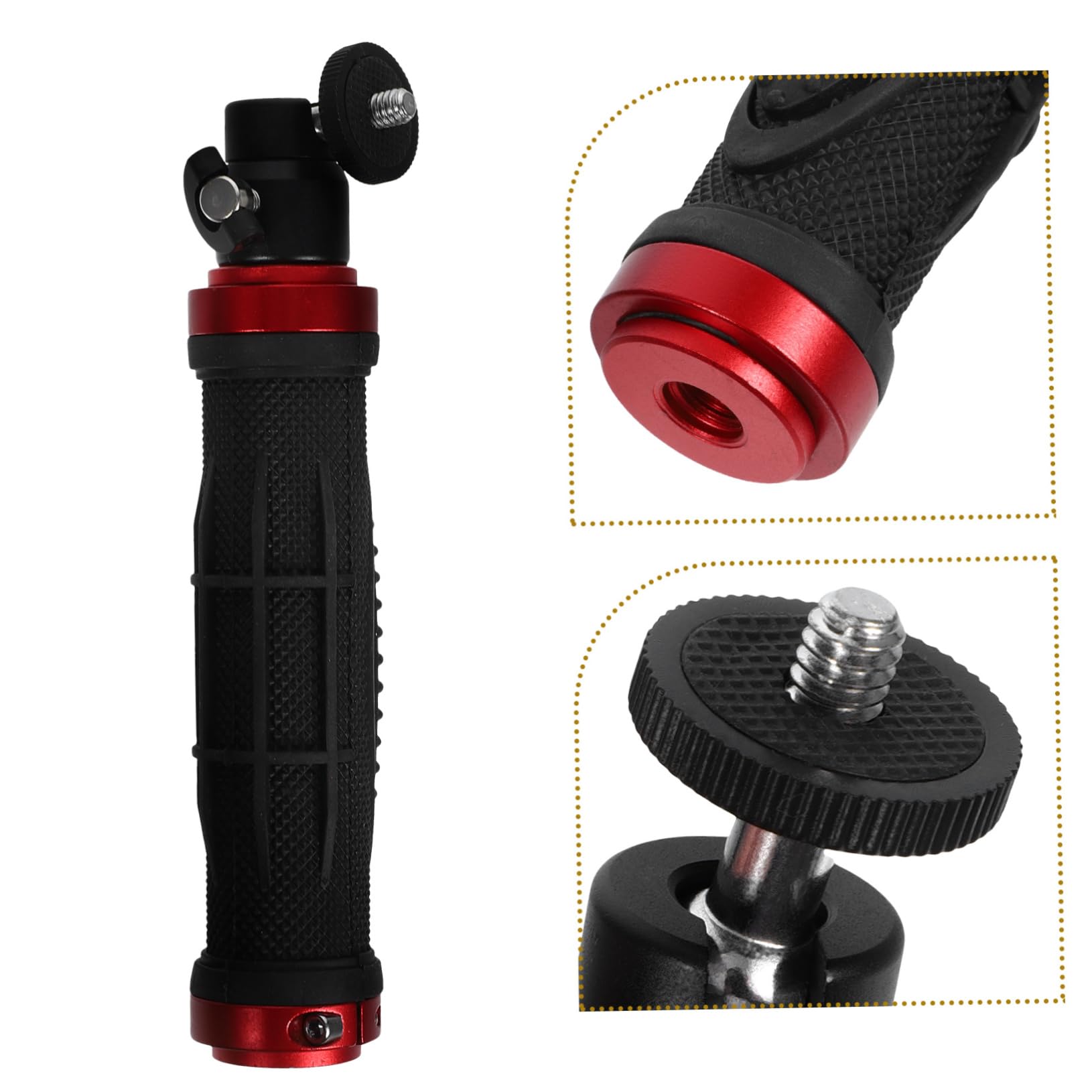 Merryhapy Camera Stabilizer Grip Universal Handlegrip For Dslr Camcorder Phone Lightweight Aluminum Non-Slip Design