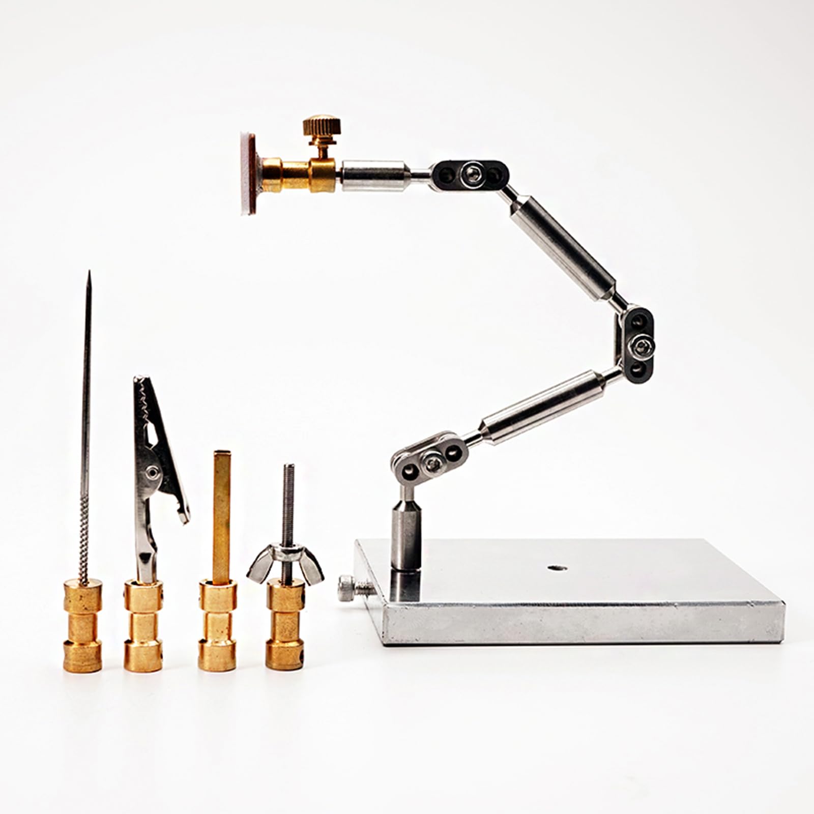 Jlbopqaz Diy-Stopmotion Rig, Stop Motion Armature Kits, Stainless Steel Rig Arm, Diy Stop-Motion Animations Stand With 5 Connectors, Animators Video Photography