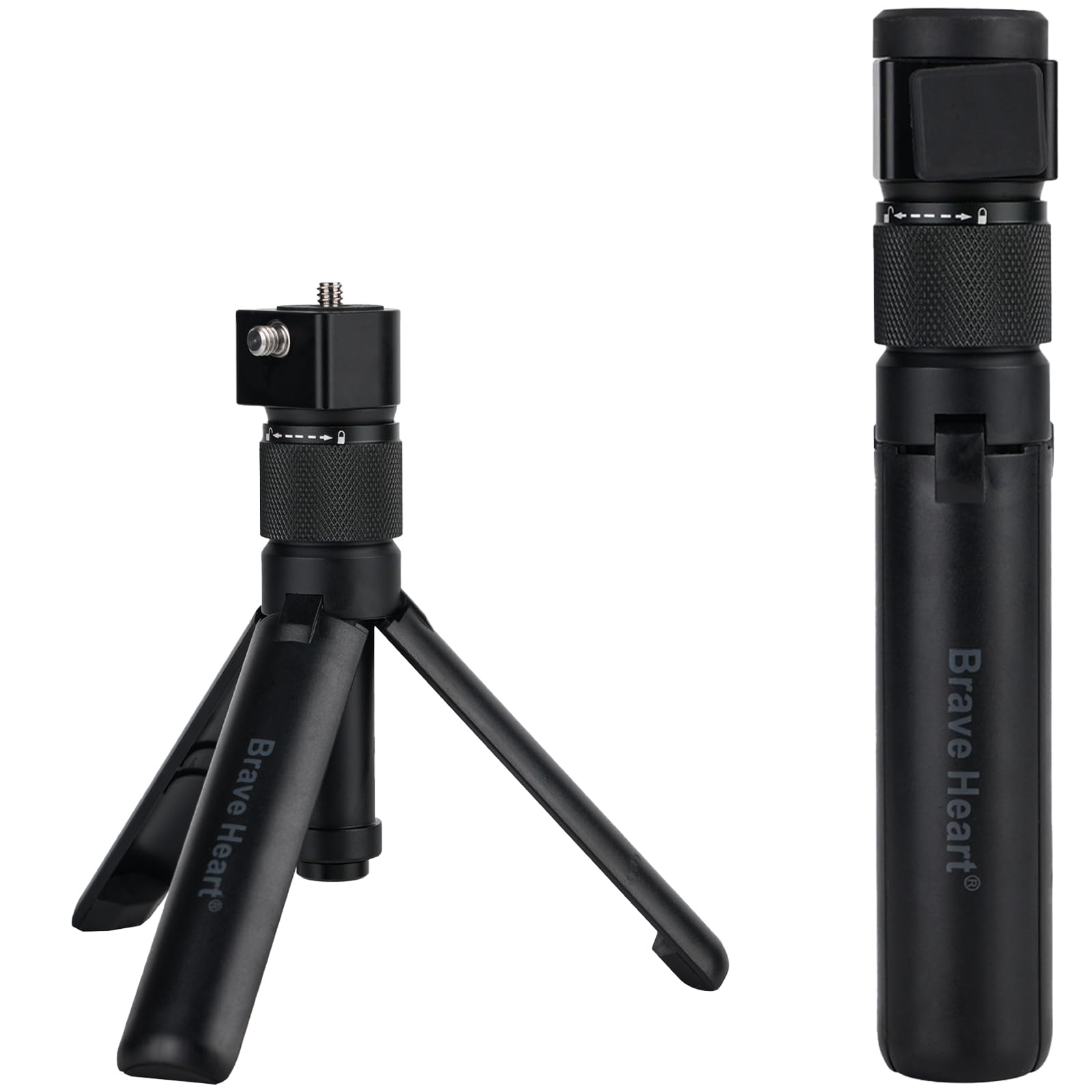 Jenshepoe Bullet Time Handle Tripod Multi-Functional Tabletop Fold Tripod For Insta360 X4 Insta 360 X3,One Rs,Go 2,One X2,One R,One X And Gopro Pro Hero 11 10 9 5 4 3 Sport Camera Accessories（Black）