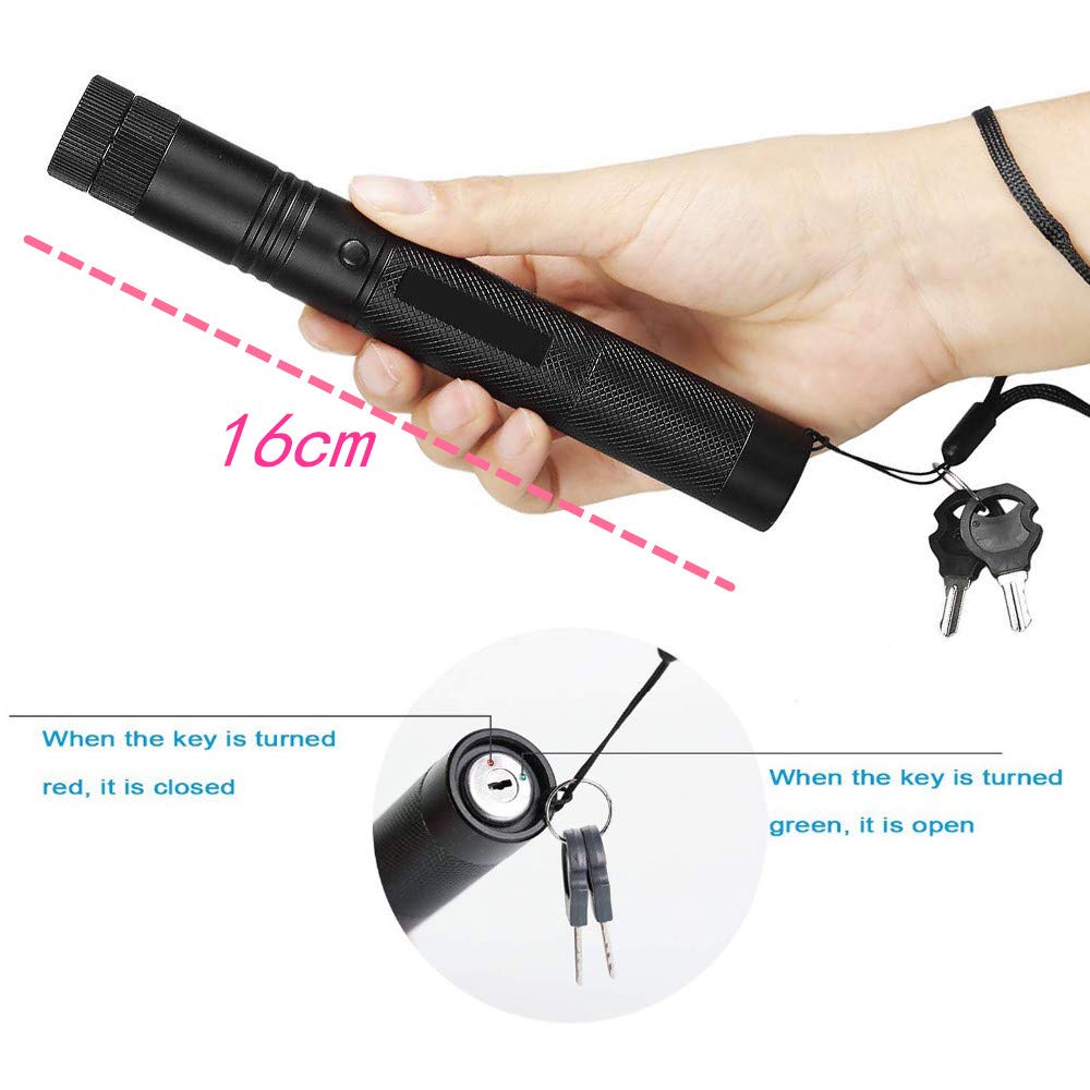 Yjoo Green Adjustable Focus Outdoor Flashlight Adjustable Focus Belt