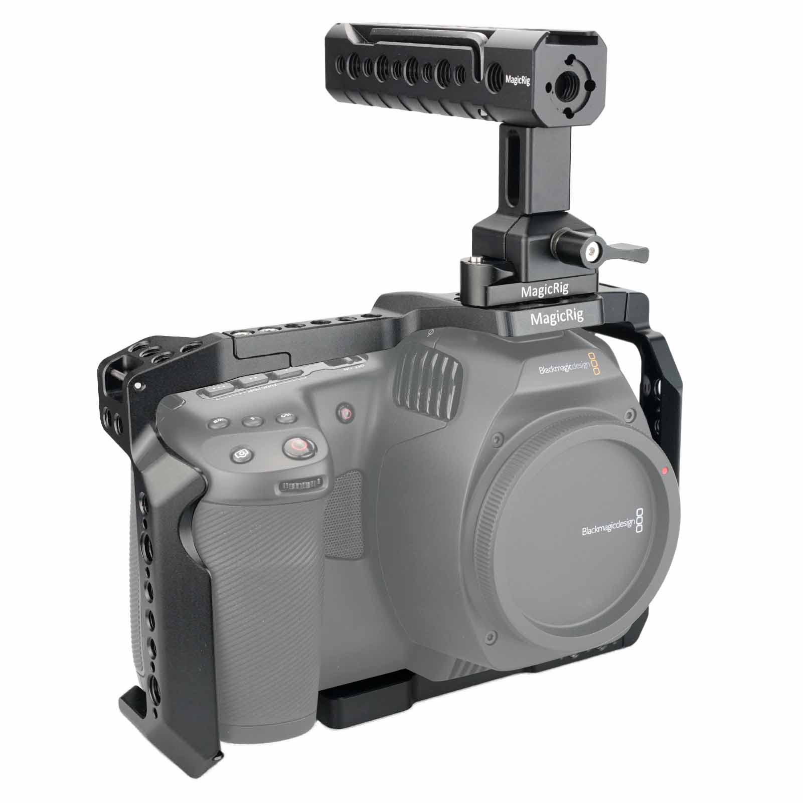 Magicrig Bmpcc 6K Pro / G2 Cage Kit With Nato Top Handle And Rail