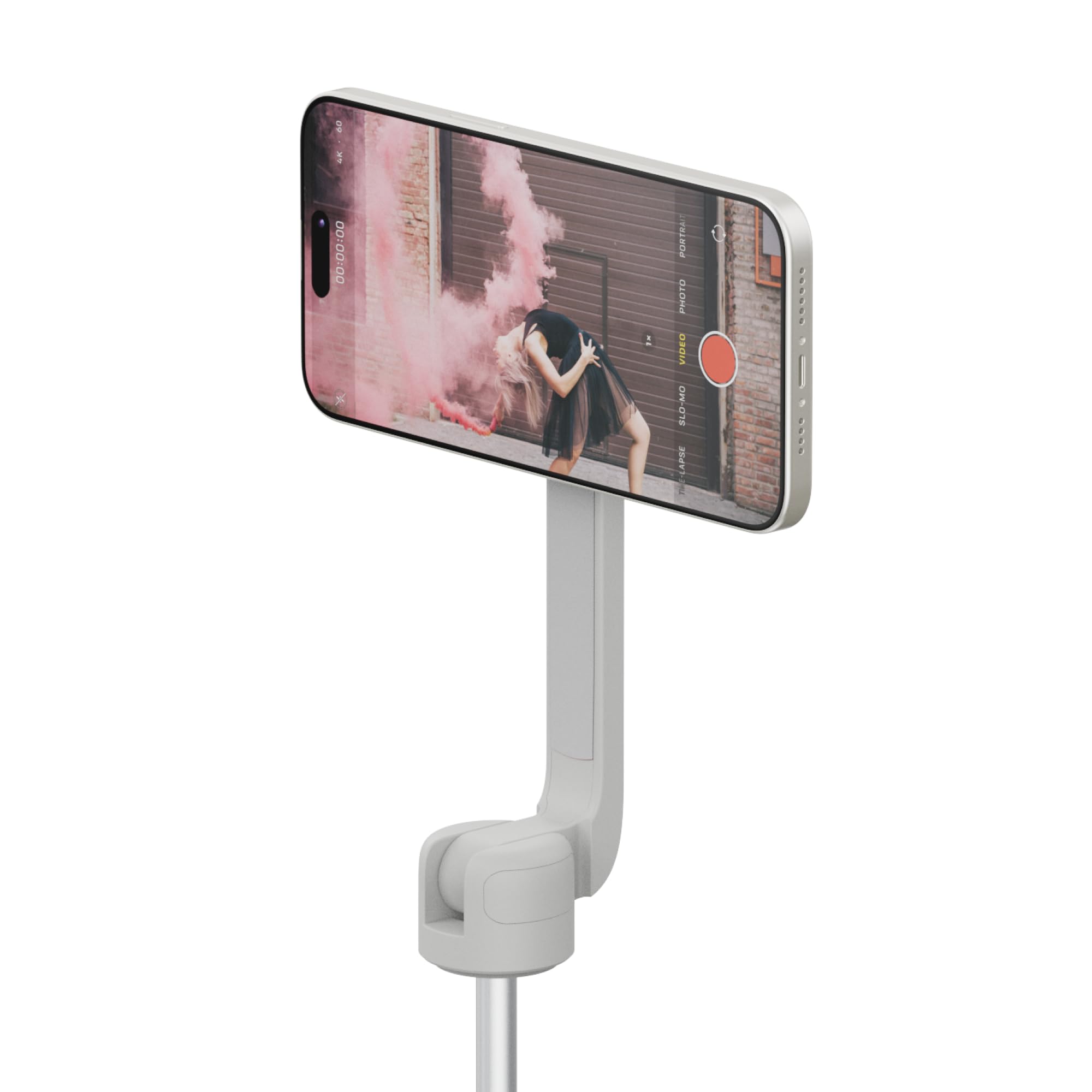 Shiftcam Snapstand Max – Magnetic Selfie Stick & Tripod – Compact, Foldable & Extendable With Tilt Head And Magnetic Bluetooth Remote (Stone, Snapstand Max)