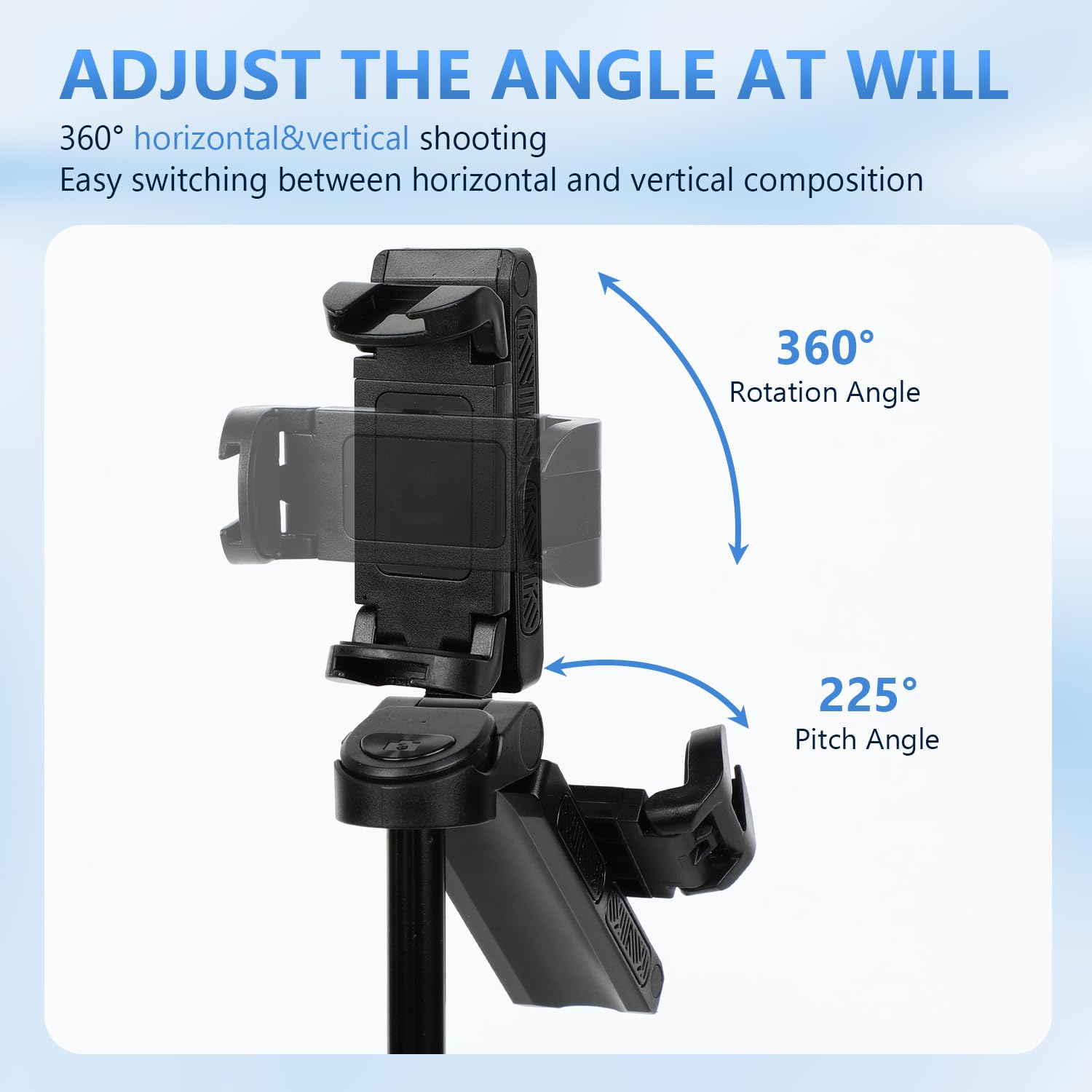 Luvandier Jc-25 Mini Selfie Stick Tripod, Floor-Standing Quadripod For Taking Photos, With Detachable Embedded Remote Control, 3-In-1 Travel Portable Pocket Tripod (White)