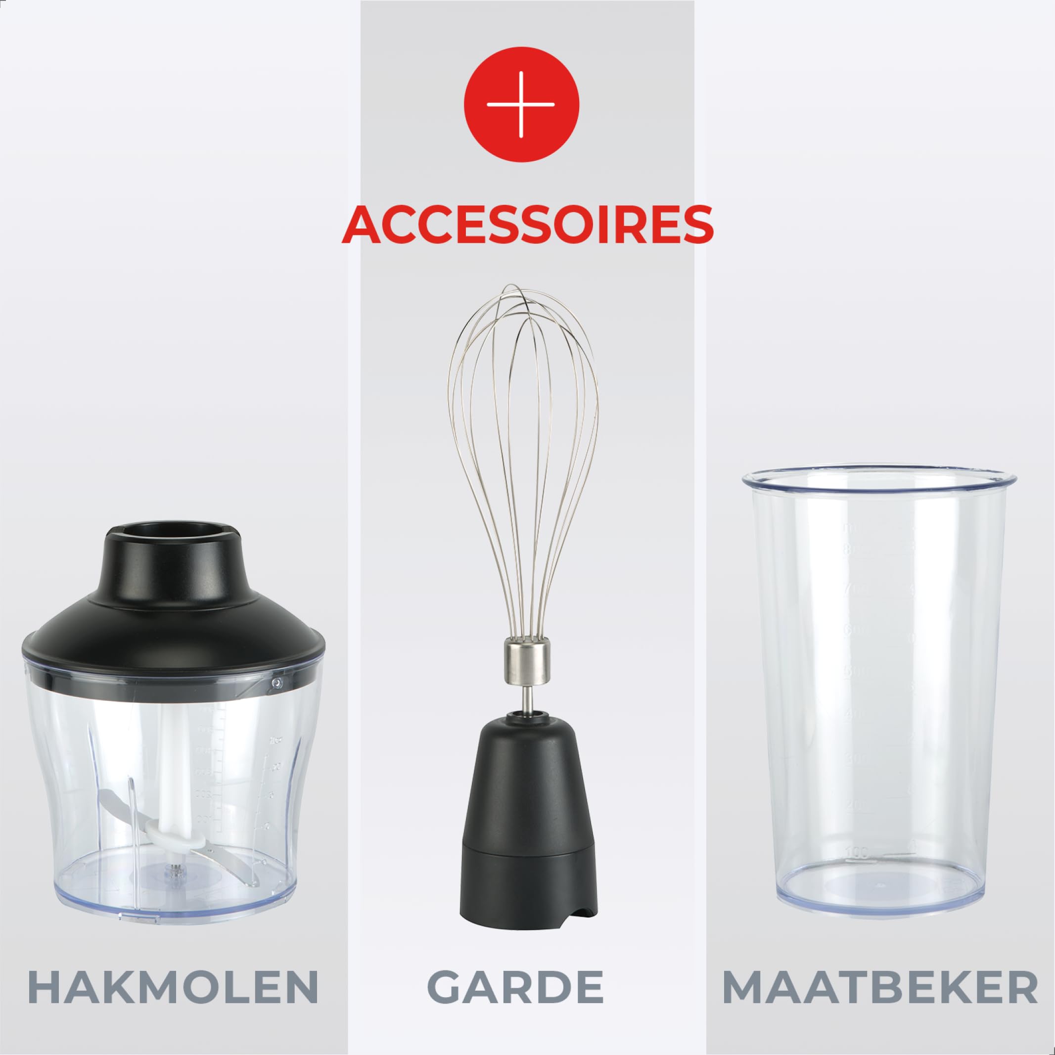 Bourgini Classic Extra Powerful Hand Blender With 20 Speeds And Turbo Mode Chopper 1200 W