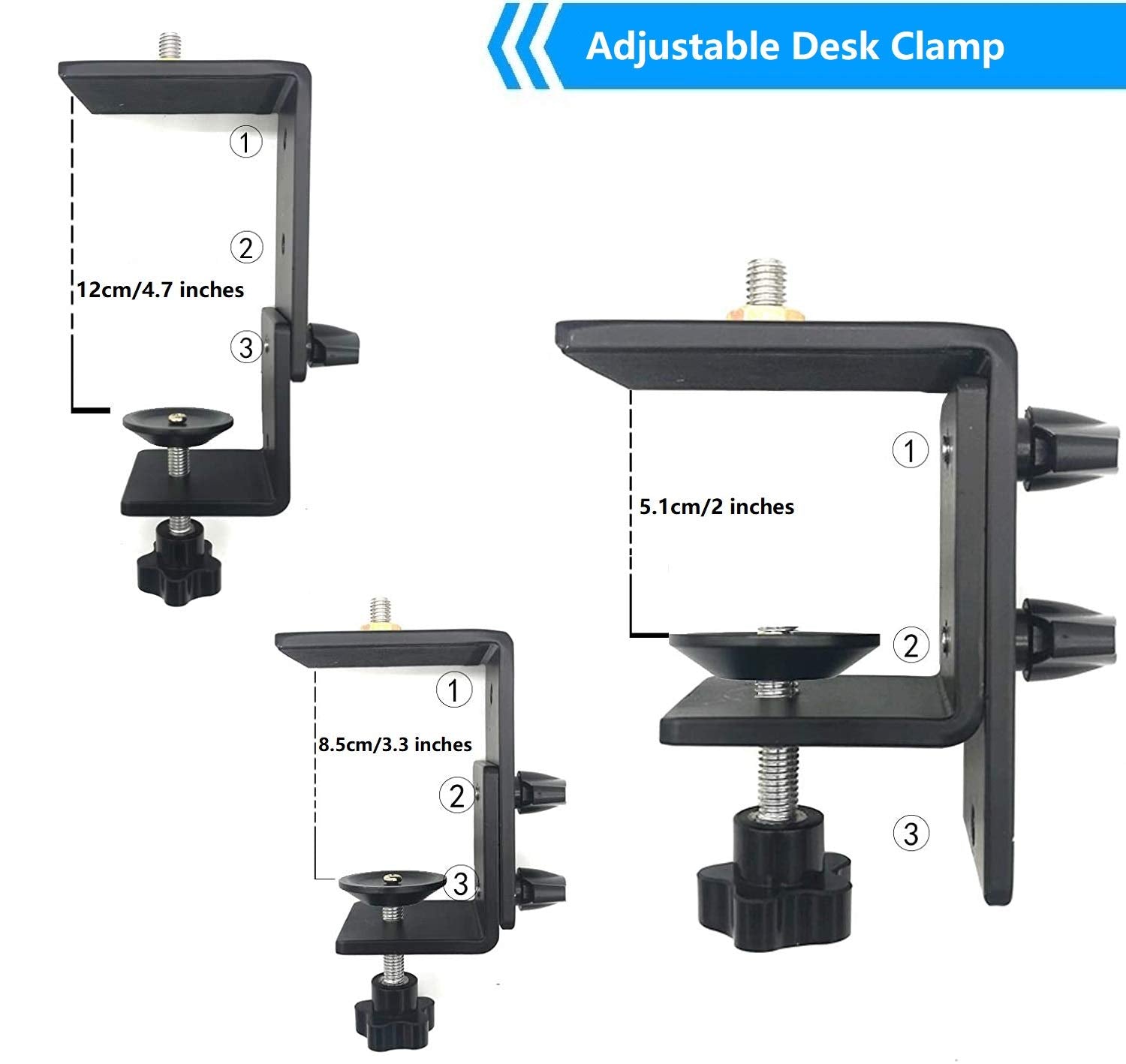 Acetaken Camera Stand, Overhead Camera Mount With Desk Clamp Compatible With Canon Dslr Video Recording