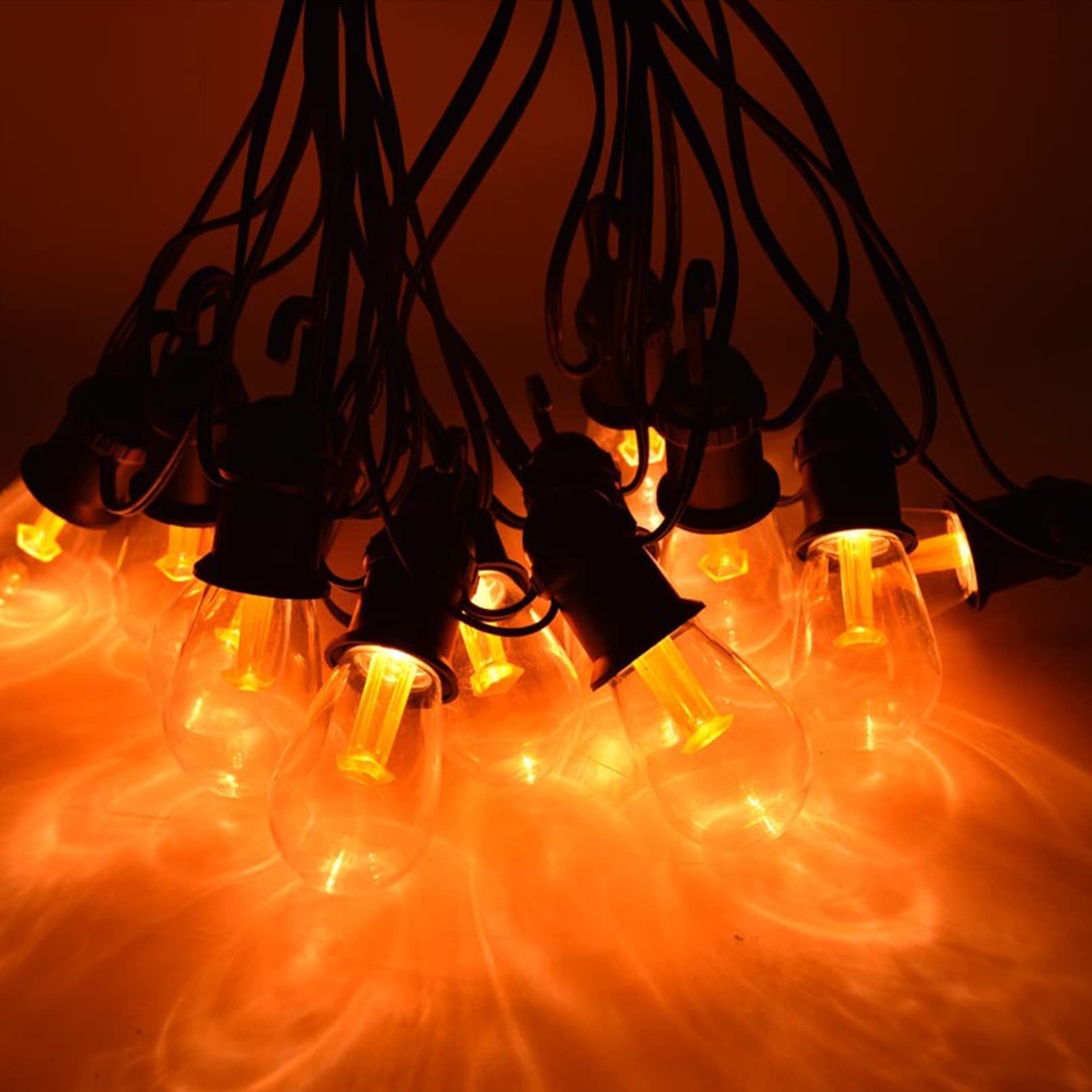 Luwint 27Ft Solar String Lights - 12 Bulbs, Waterproof Fairy Hanging Lights For Outdoor Patio, Garden, Yard, And Deck Decoration - Solar Powered Led Lights