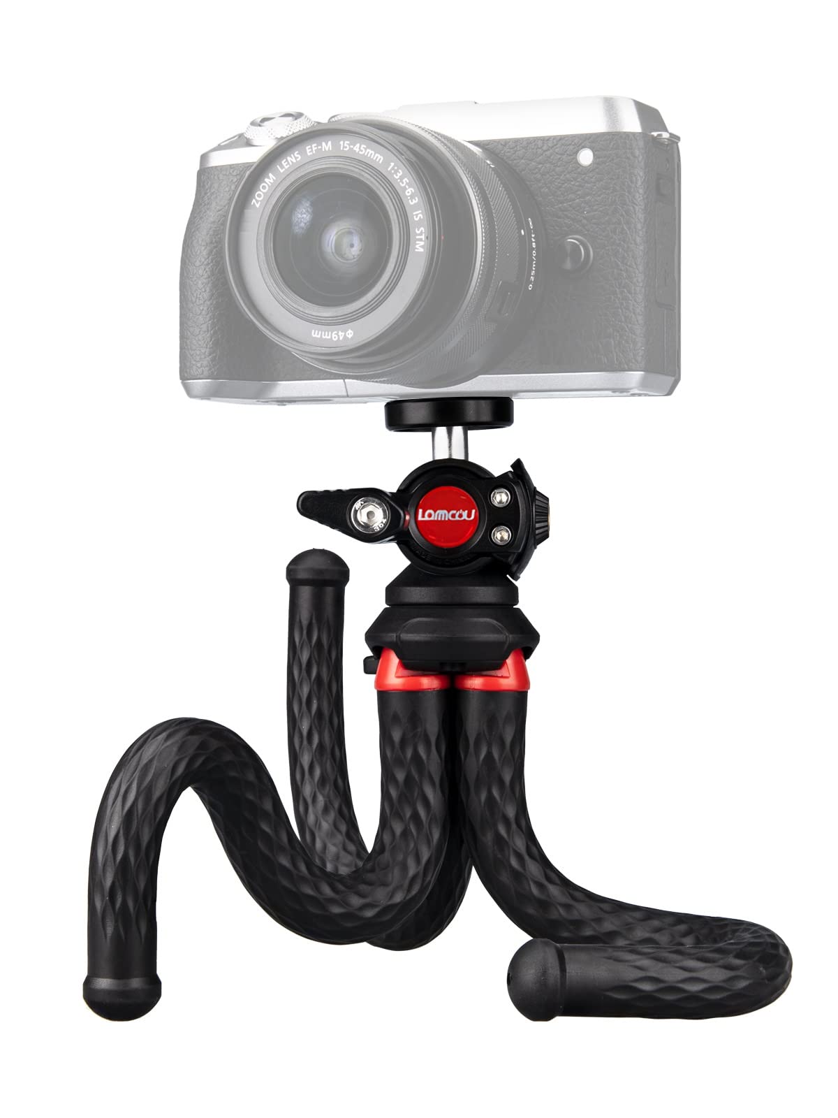 Lammcou Camera Tripod Flexible Mini Small Travel Lightweight Bendy Selfie Gorrila Tripod For Dslr Camera Vlogging Video Camera Action Camcorder Webcam Projector Ring Light Accessory Trípode