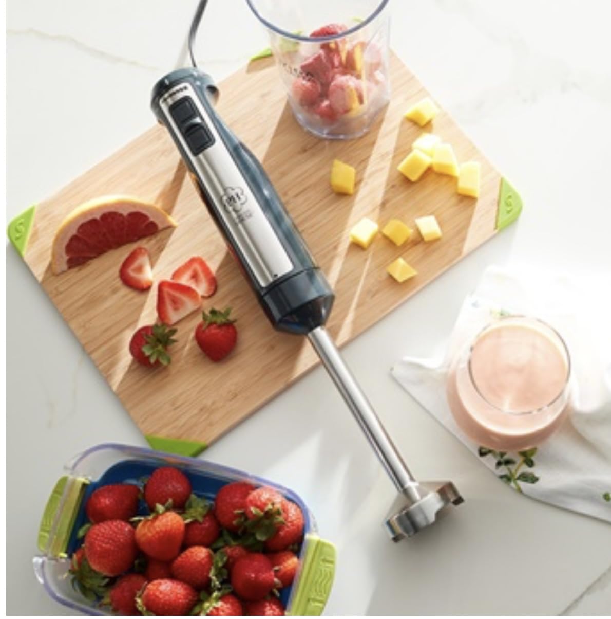 Vida Sana 4-In-1 Immersion Blender, Manual Patidora