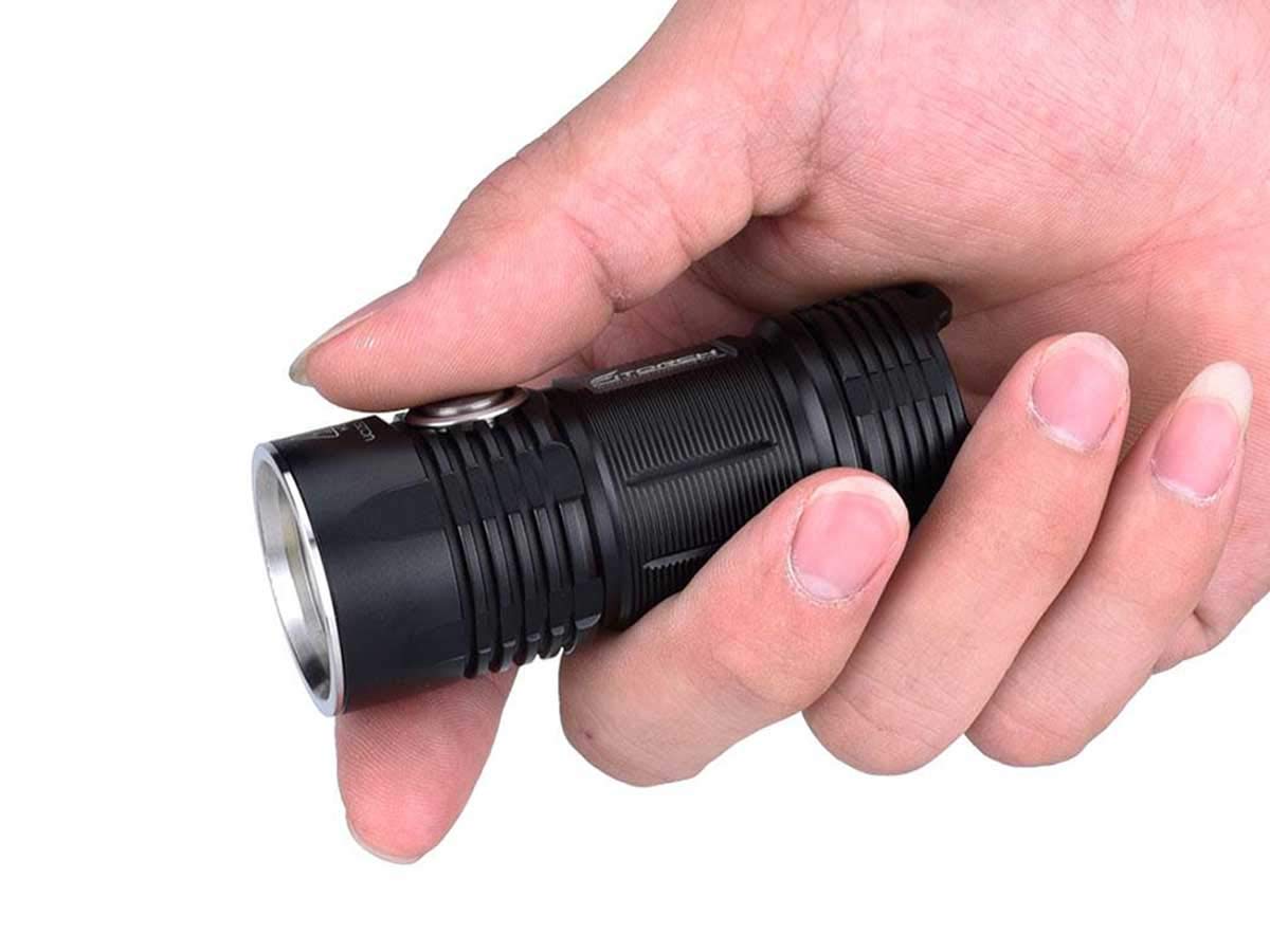 Fitorch P25 Led Flashlight - Little Fatty - 3000 Lumens, Rechargeable 26350 Li-Ion Battery, And 4 X Cree Xp-G3 Leds
