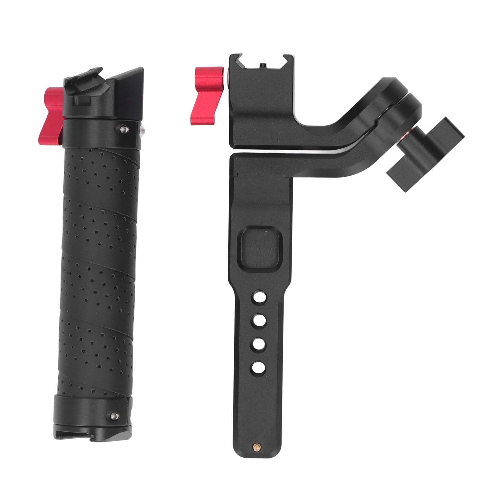 Agatige Stabilizer Foldable Handle, Aluminum Alloy Adjustable Handheld Extension Bracket Sling Handgrip Gimbal Stabilizer For Microphones, Lighting, Receivers, Transmitters