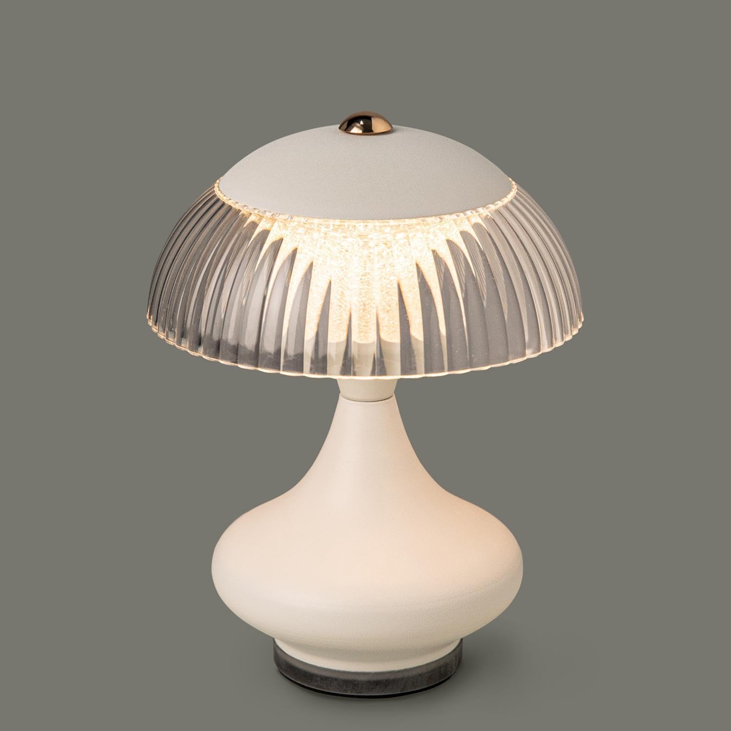 Anshenya Cordless Table Lamp Led Rechargeable Light Dimmable Battery Operated Desk Control Bedside Offices Portable Touch Restaurant Home Outdoor Memory For Dining Wireless Restaurants (White)