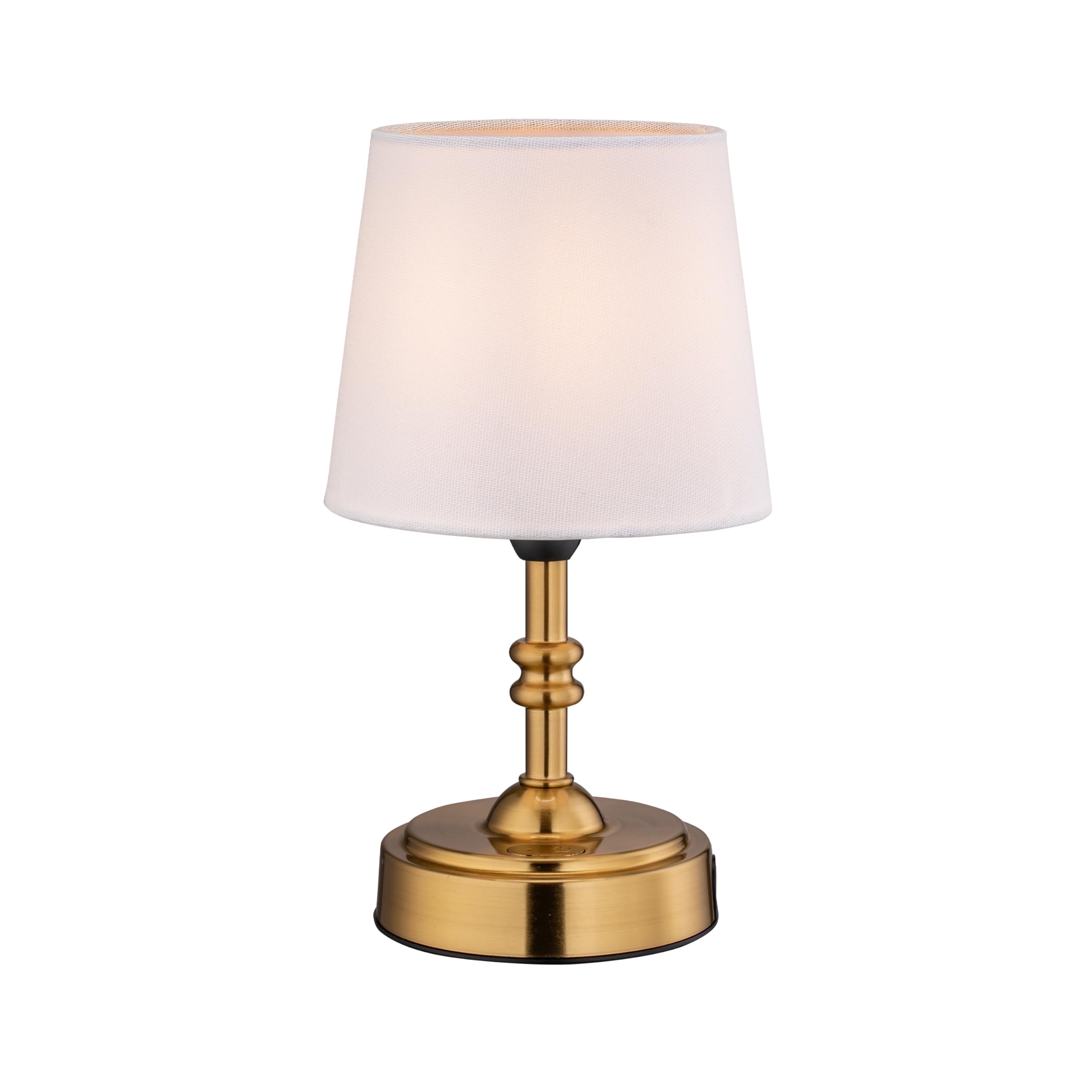 O'Bright O’Bright Seraph Mini – Cordless Led Table Lamp With Dimmer, Built-In Rechargeable Battery, 3-Level Brightness, Patio Table Lamp, Bedside Night Lamp, Ambient Light For Restaurant, Antique Brass