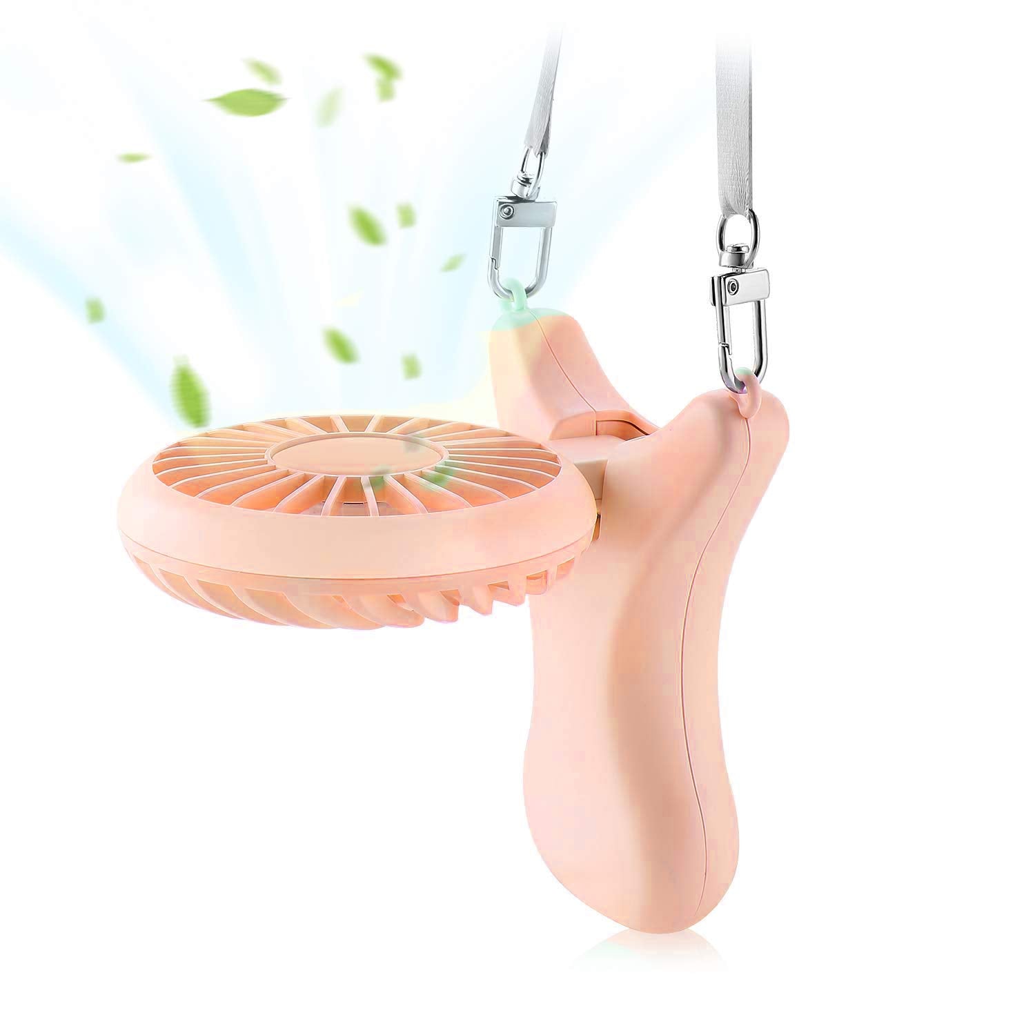 Outxe Necklace Fan Personal Fan 3000Mah Wearable Fan Mini Handheld Fan 90° Rotation Portable - Koospark