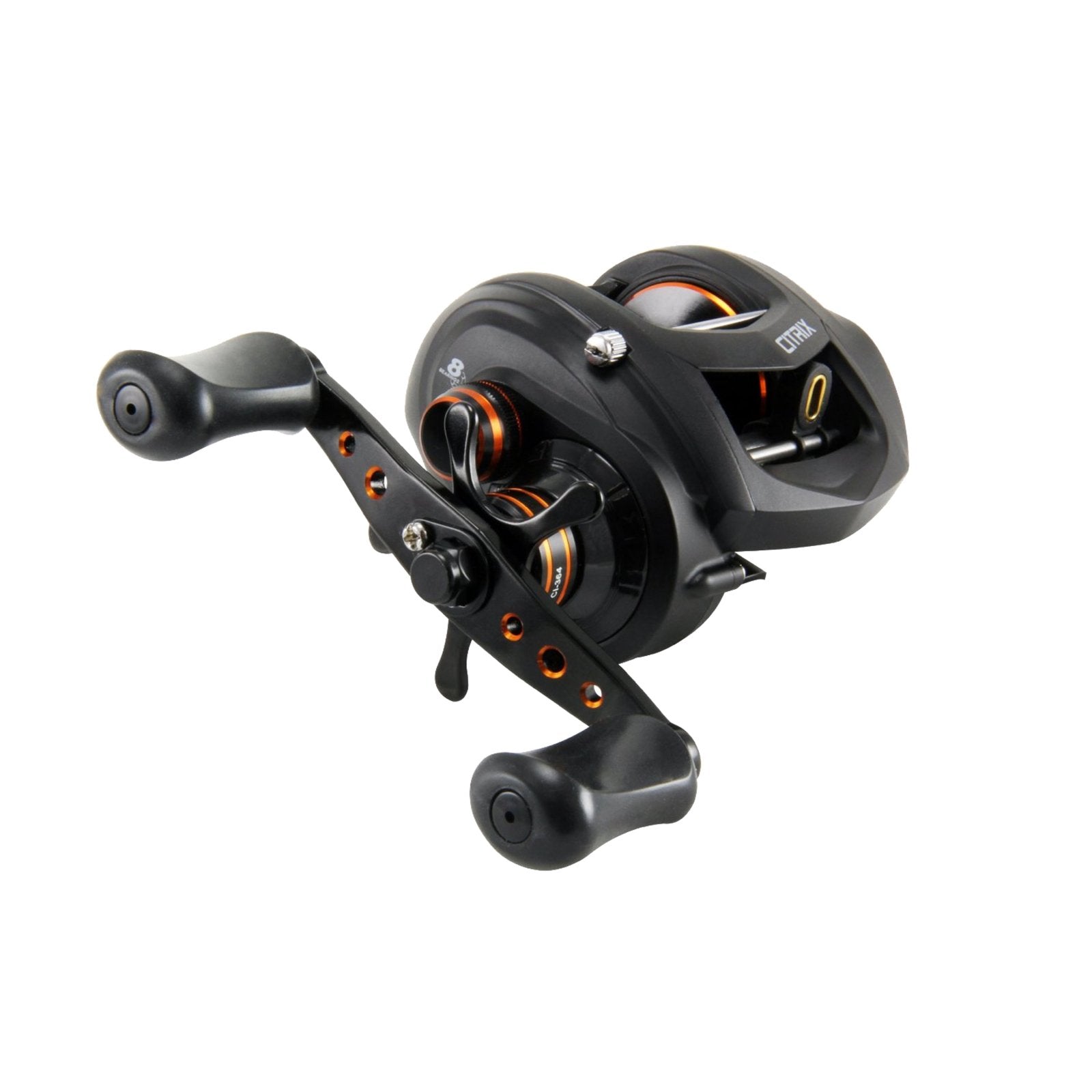Okuma Citrix A 350 Size Low Profile Baitcast Reel, Rh, 7Bb + 1Rb, 6.4:1 Ratio, Alum Spool, Mono 12/250, 14/230, 20/150