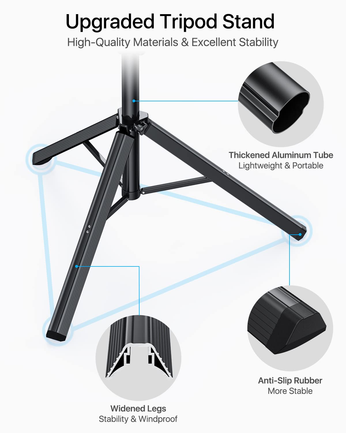 Nexboom Iphone Tripod Stand- 67" [360° Rotation Mount & Heavy Duty] Cell Phone Tripod Stand With Remote, Iphone Tripod Compatible With Iphone 16 15 14 13 Pro Max Xs Plus,Samsung S22 /Camera/Gopro